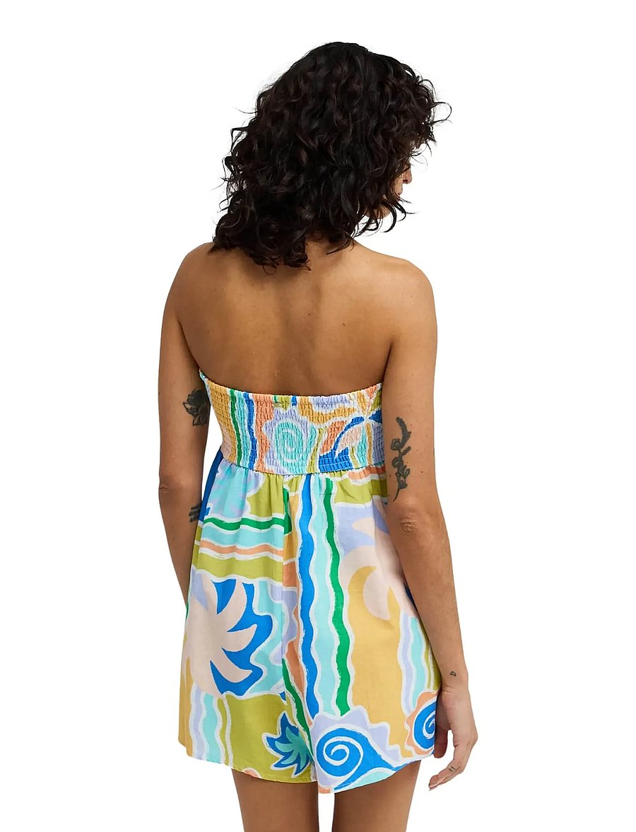 Billabong - SO GROOVY ROMPER - kleider & röcke - blue multi - 3