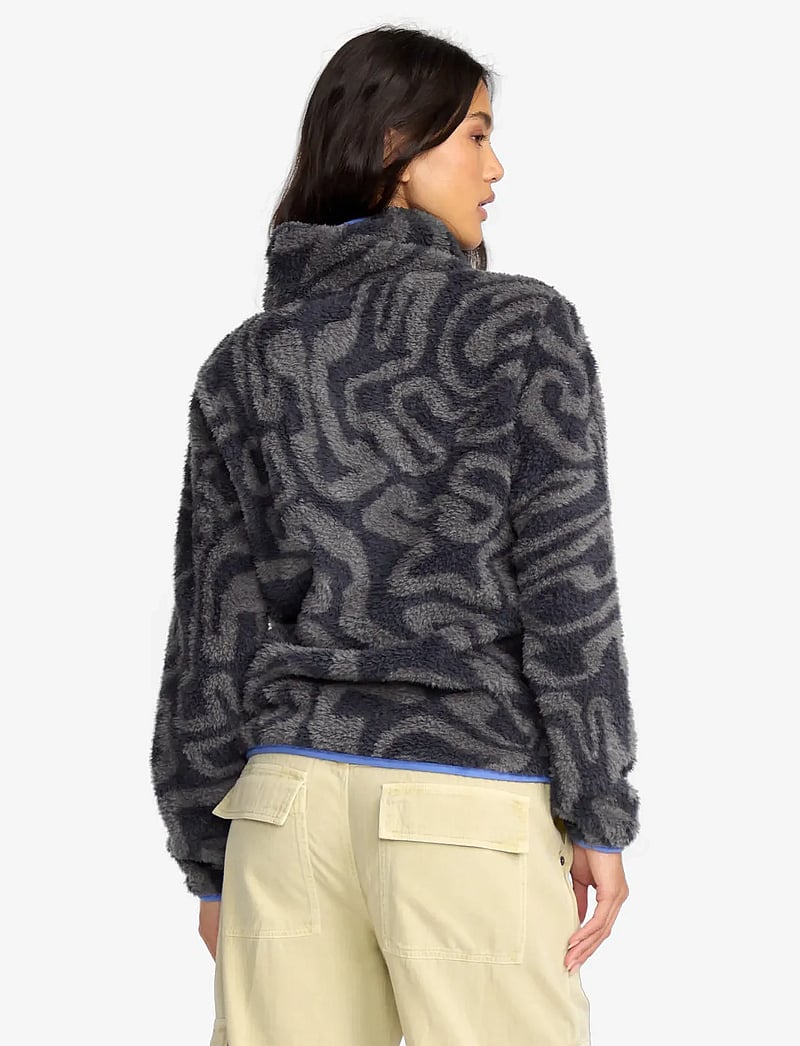 Billabong - SWITCHBACK PULLOVER FLC - fleece & midlayer - black sands - 3
