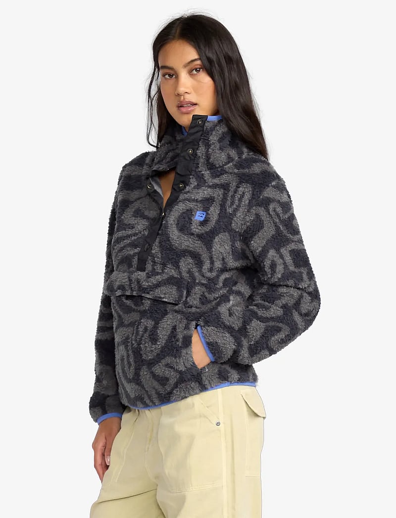 Billabong - SWITCHBACK PULLOVER FLC - fleece & midlayer - black sands - 5