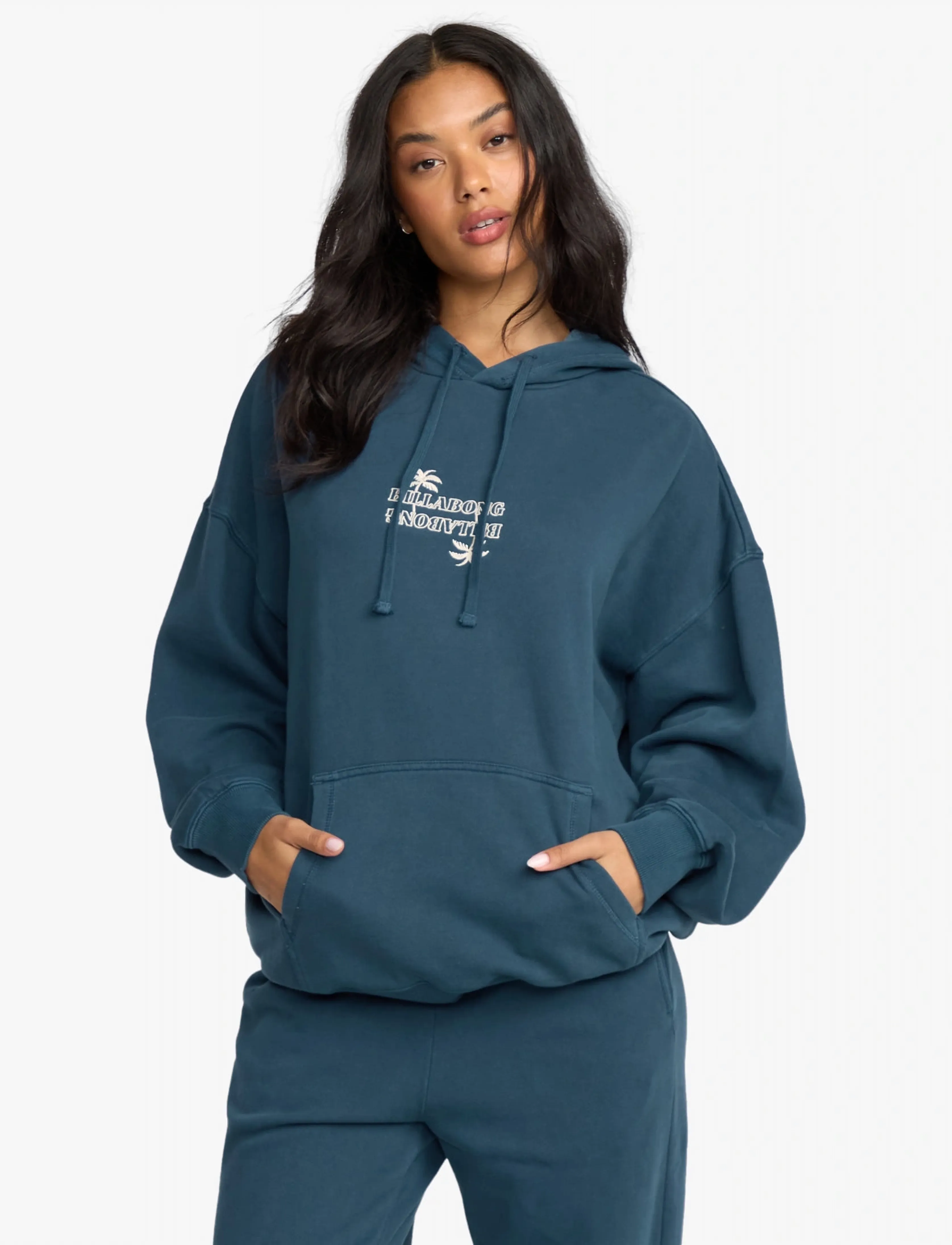 Billabong Best Wishes P/O Hoodie, M, Navy, Sport Sweatshirts & Hoodies > Sport Hoodies, Dame