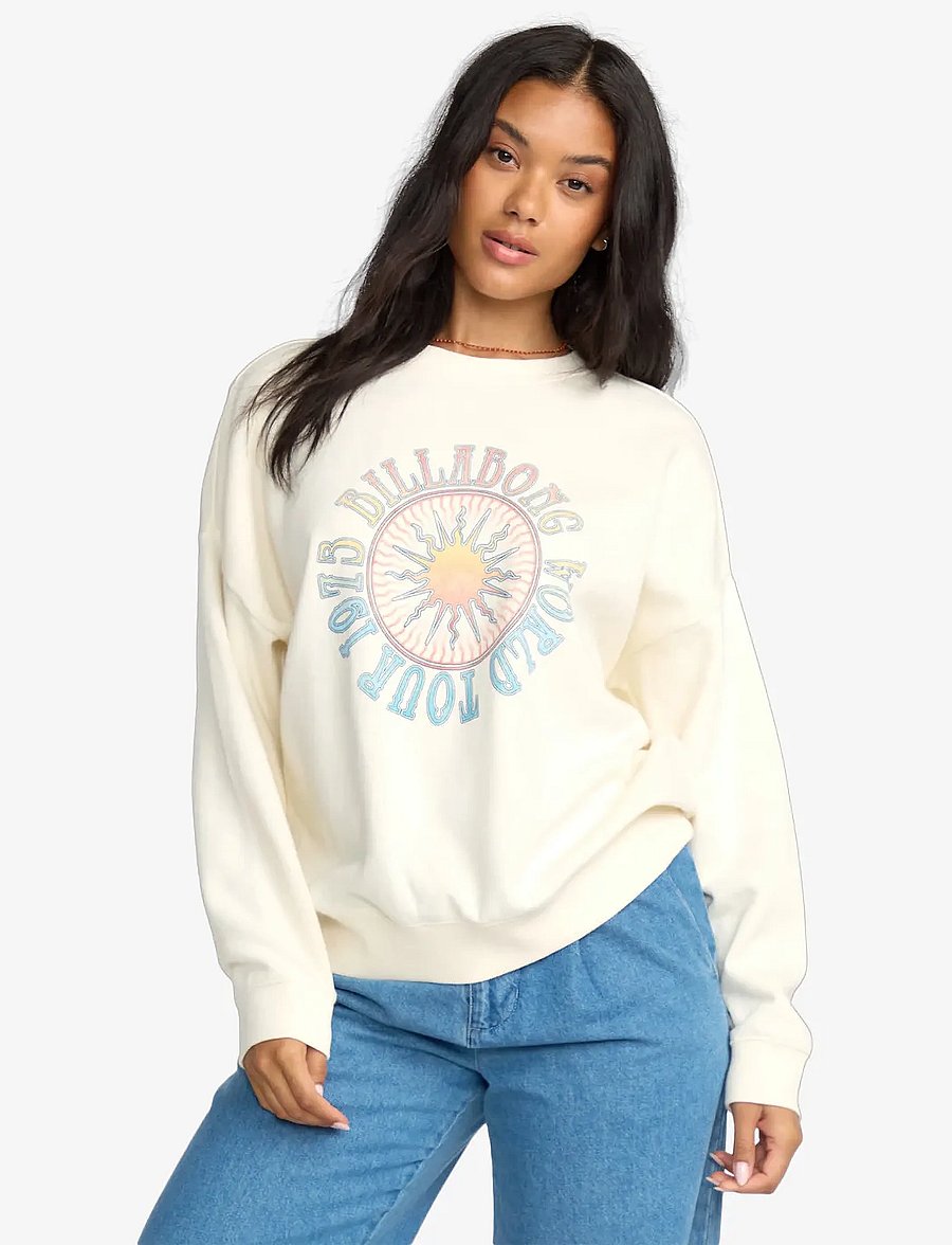 Billabong - ECHO CREW FLC - dressipluusid ja pusad - salt crystal - 0