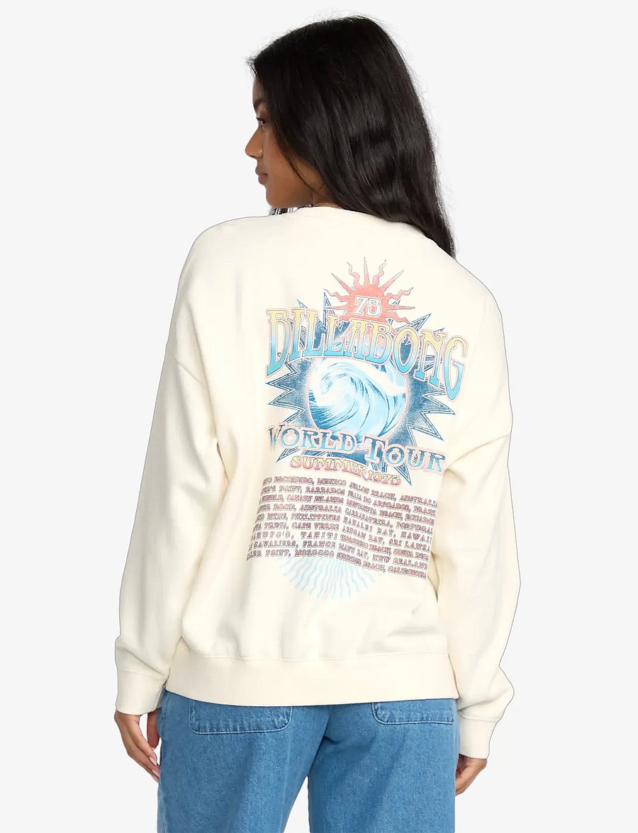 Billabong - ECHO CREW FLC - dressipluusid ja pusad - salt crystal - 3