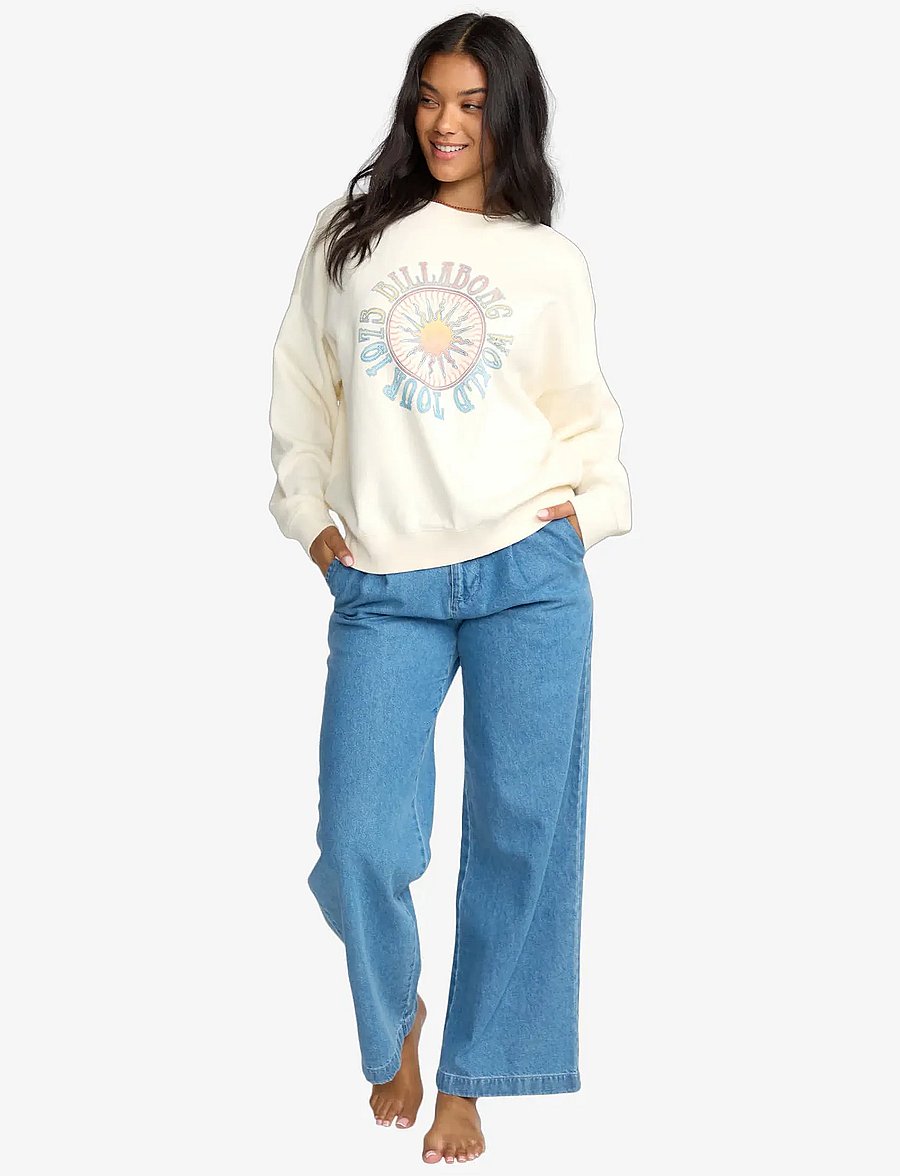 Billabong - ECHO CREW FLC - dressipluusid ja pusad - salt crystal - 4