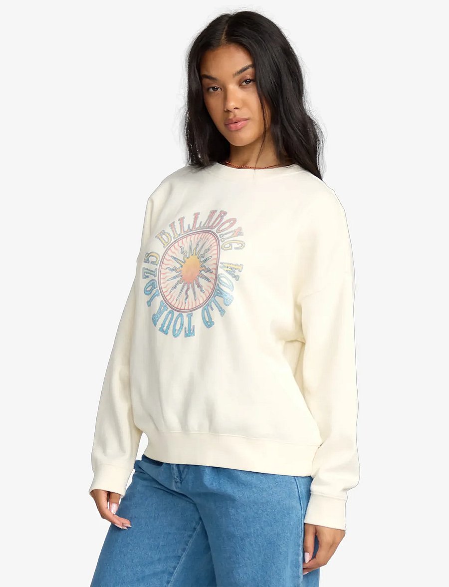 Billabong - ECHO CREW FLC - dressipluusid ja pusad - salt crystal - 5