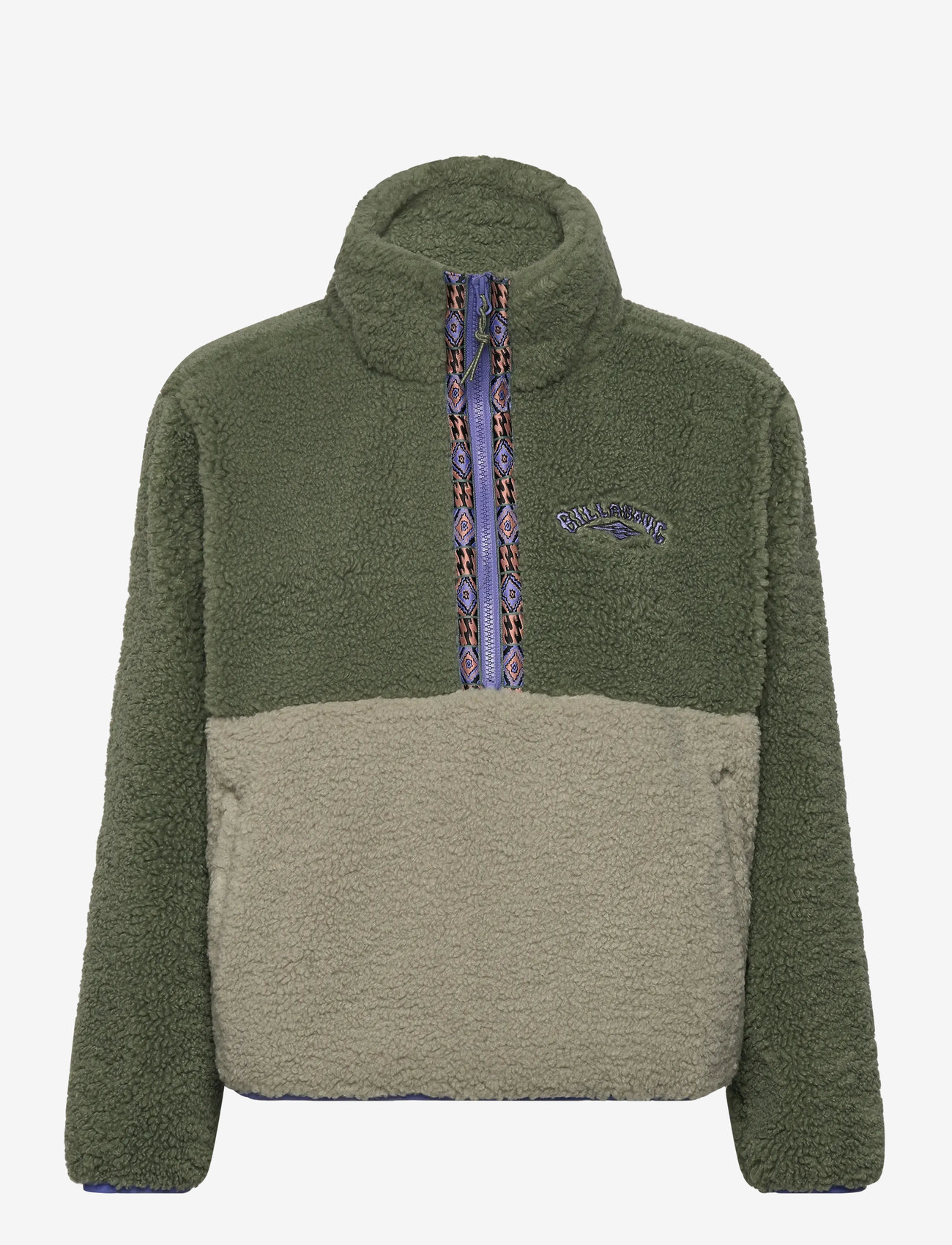 Billabong - HORIZON MOCK NECK HALF ZIP FLC - fleece & midlayer - treehugger - 1