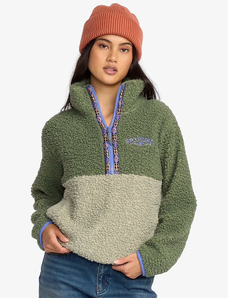 Billabong - HORIZON MOCK NECK HALF ZIP FLC - fleece & midlayer - treehugger - 0