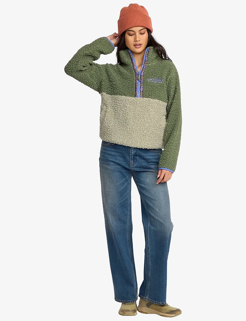 Billabong - HORIZON MOCK NECK HALF ZIP FLC - fleece & midlayer - treehugger - 4