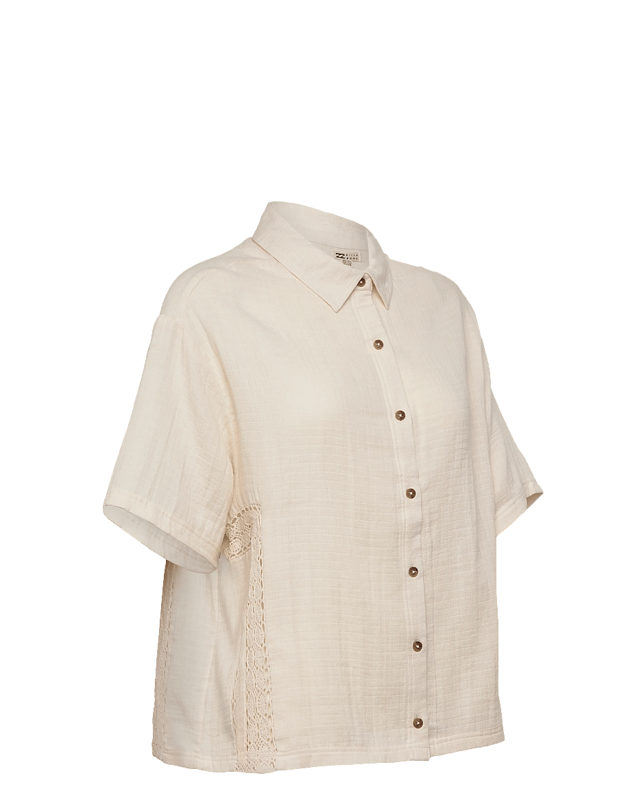 Billabong - FEELIN FINE SHIRT DRS - särgid - white cap - 3