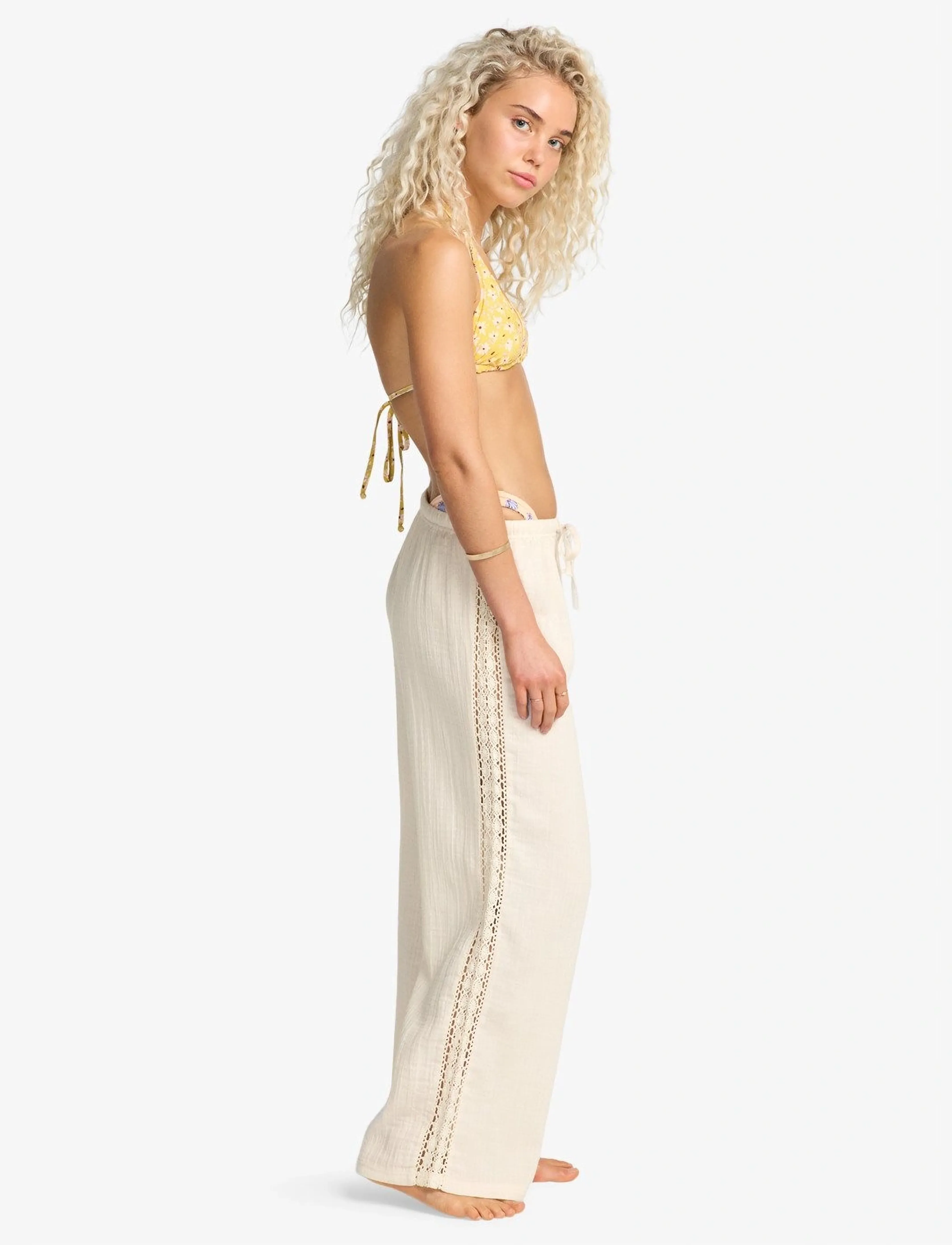 Billabong - FEELIN FINE PANT - casual - white cap - 5