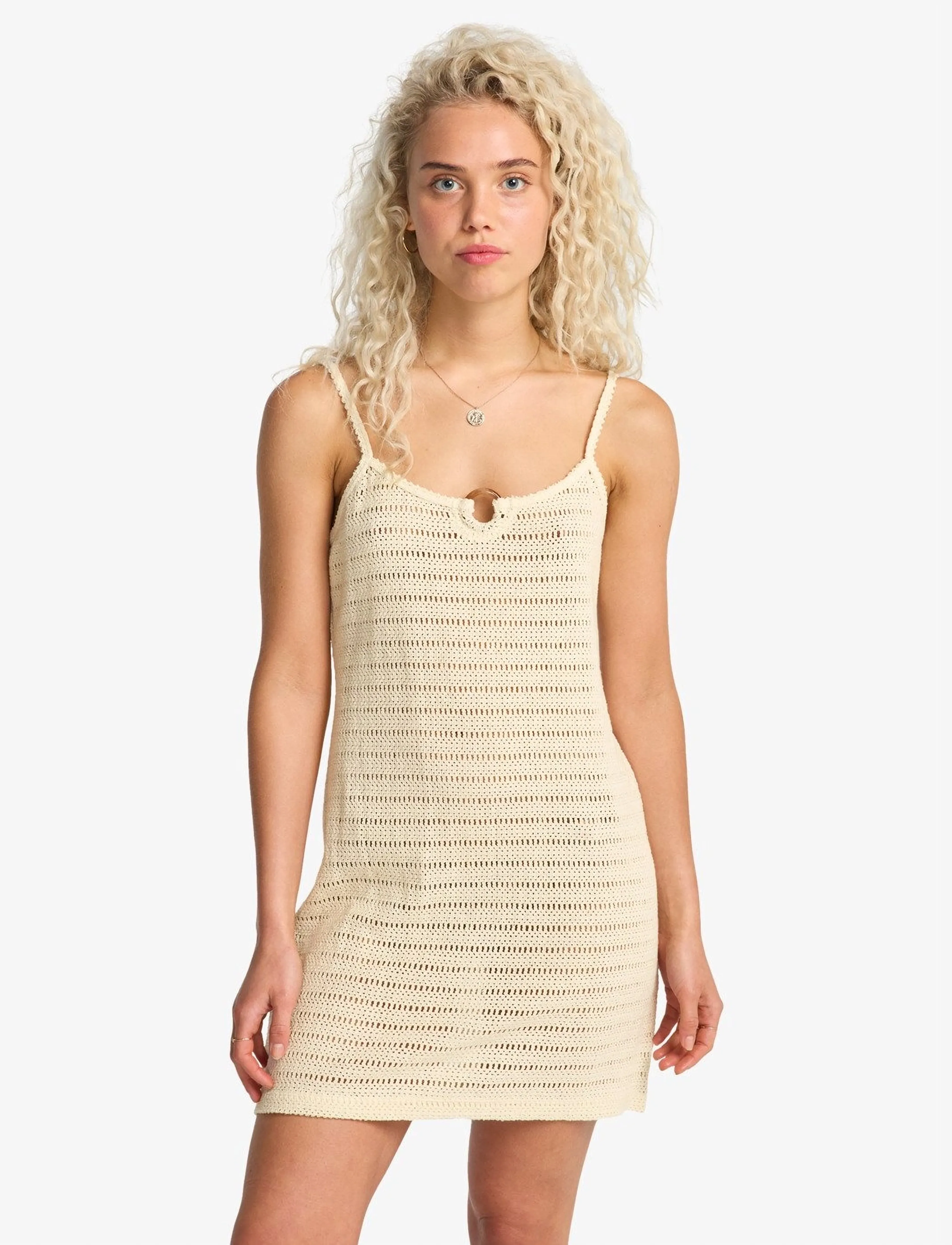 Billabong KORA MINI KNT DRS - Kleidid - WHITE CAP / cream