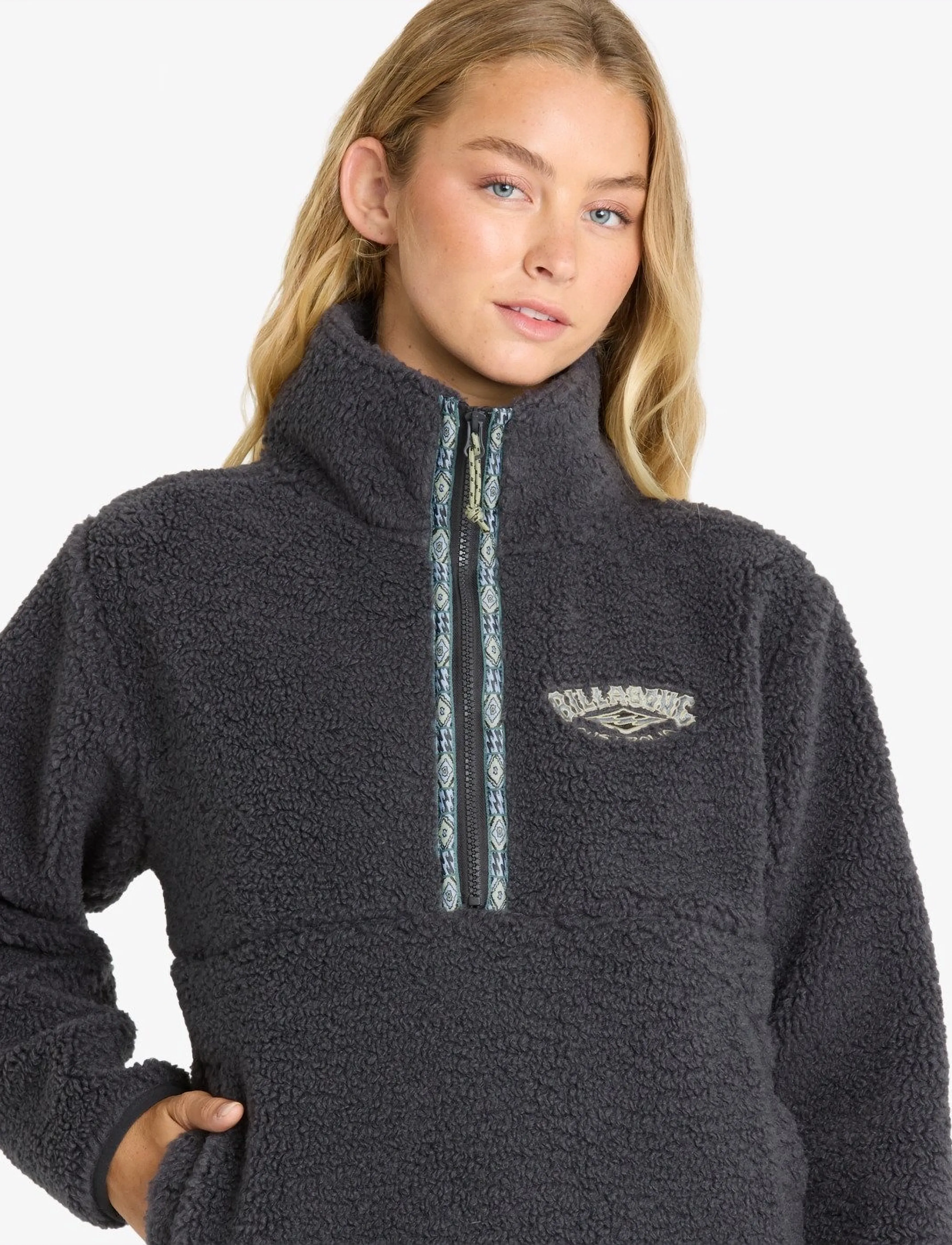 BILLABONG Horizon Sherpa Mock Neck tröjor dam – bild 5