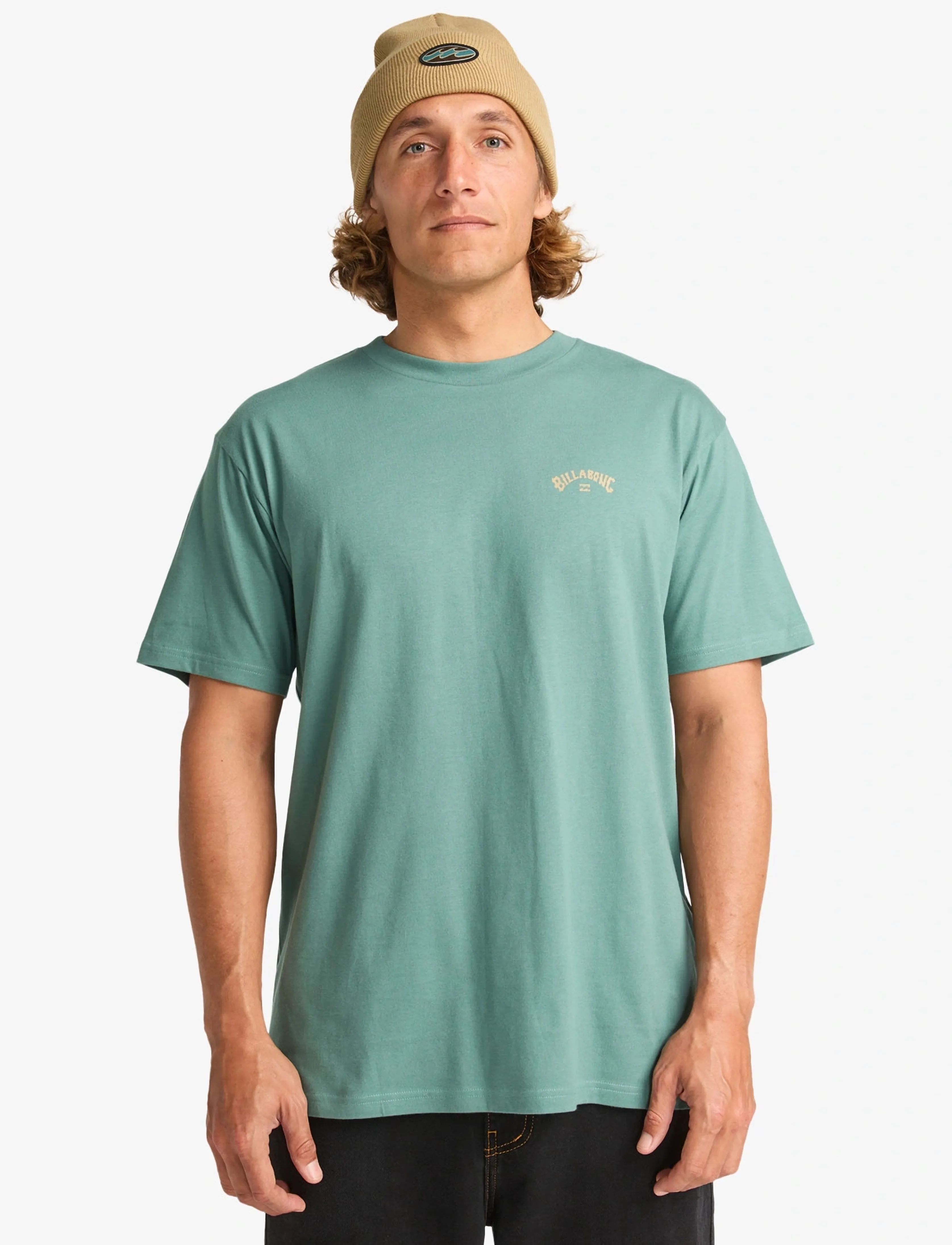 Billabong ARCH WAVE SS - T-shirts - SAGEBRUSH / green