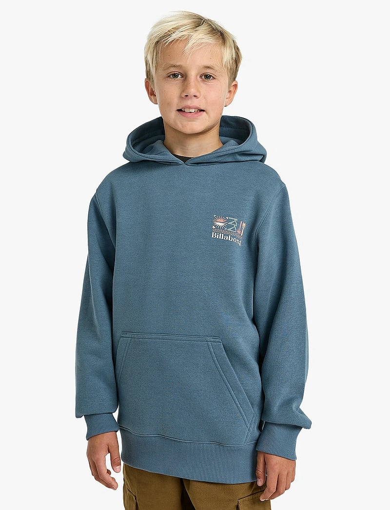 Billabong - FOUNDATION PO - džemperi ar kapuci - slate blue - 0