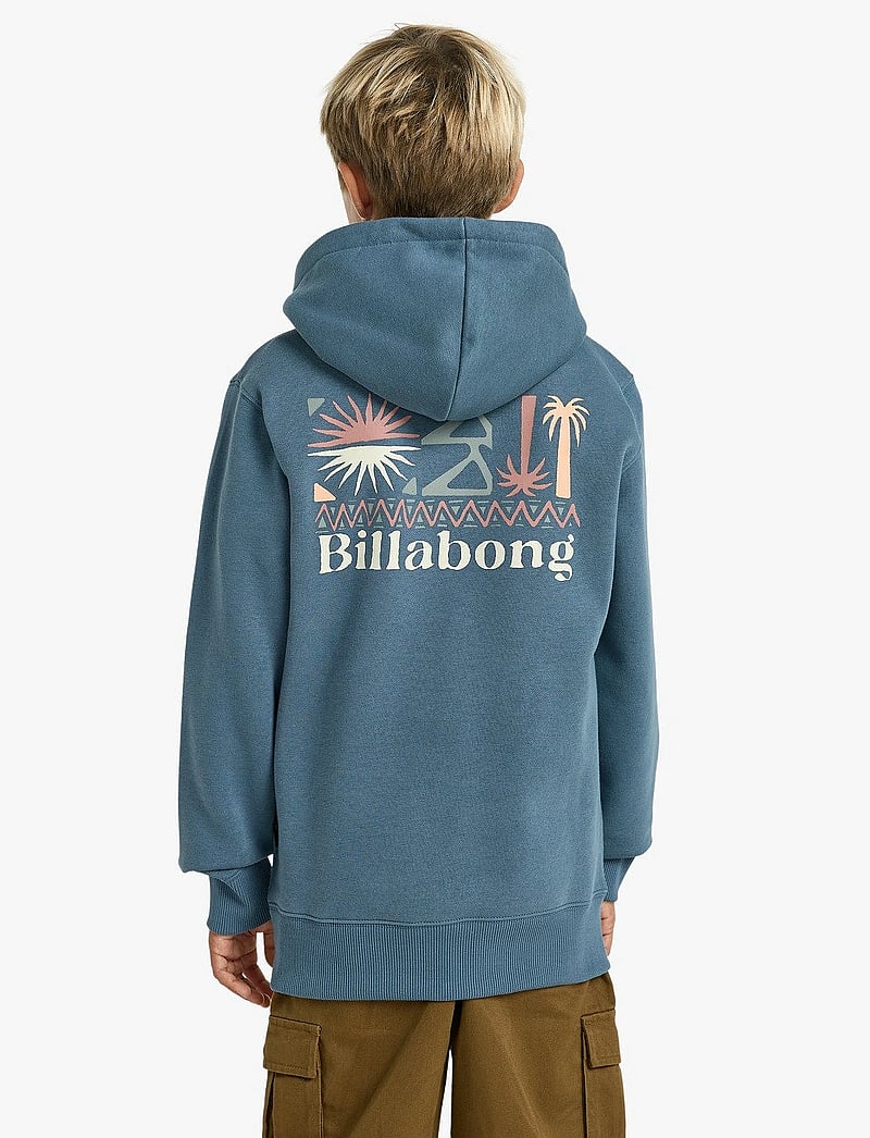 Billabong - FOUNDATION PO - džemperi ar kapuci - slate blue - 3
