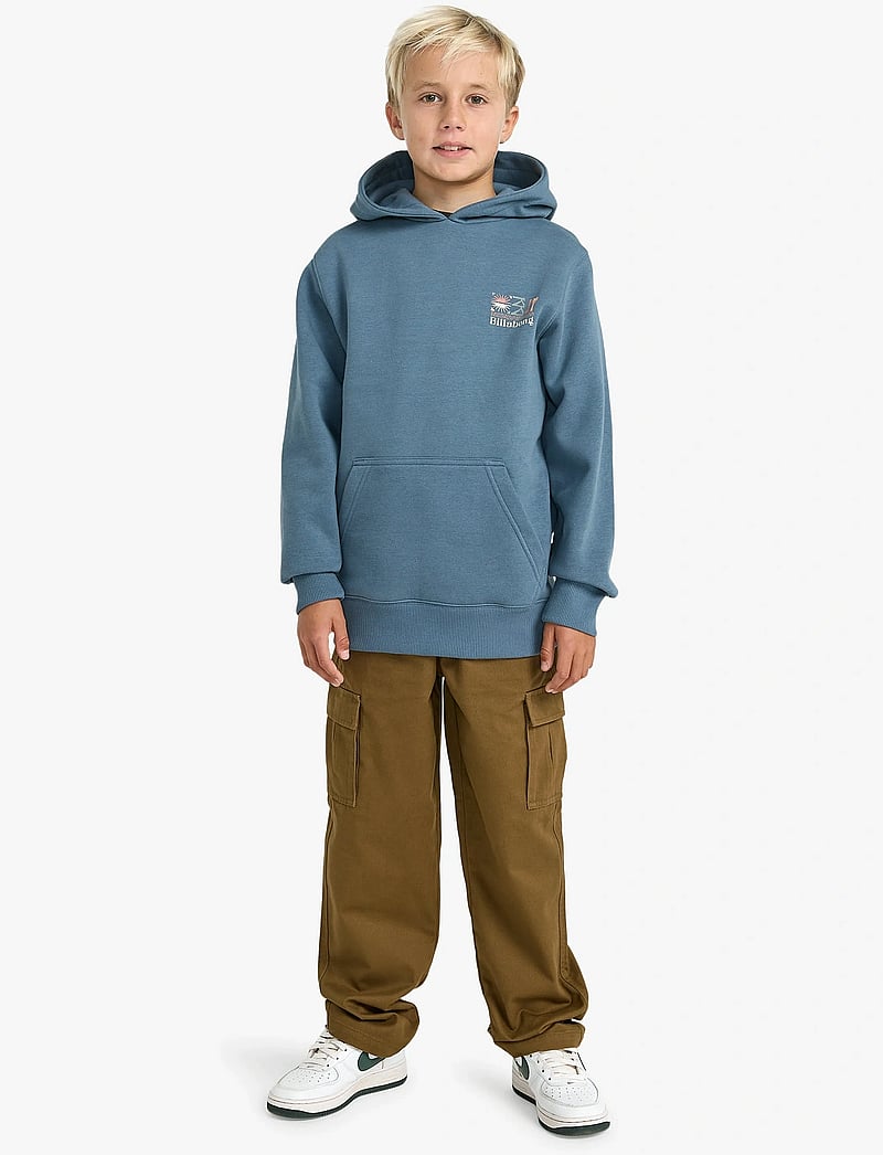 Billabong - FOUNDATION PO - džemperi ar kapuci - slate blue - 4