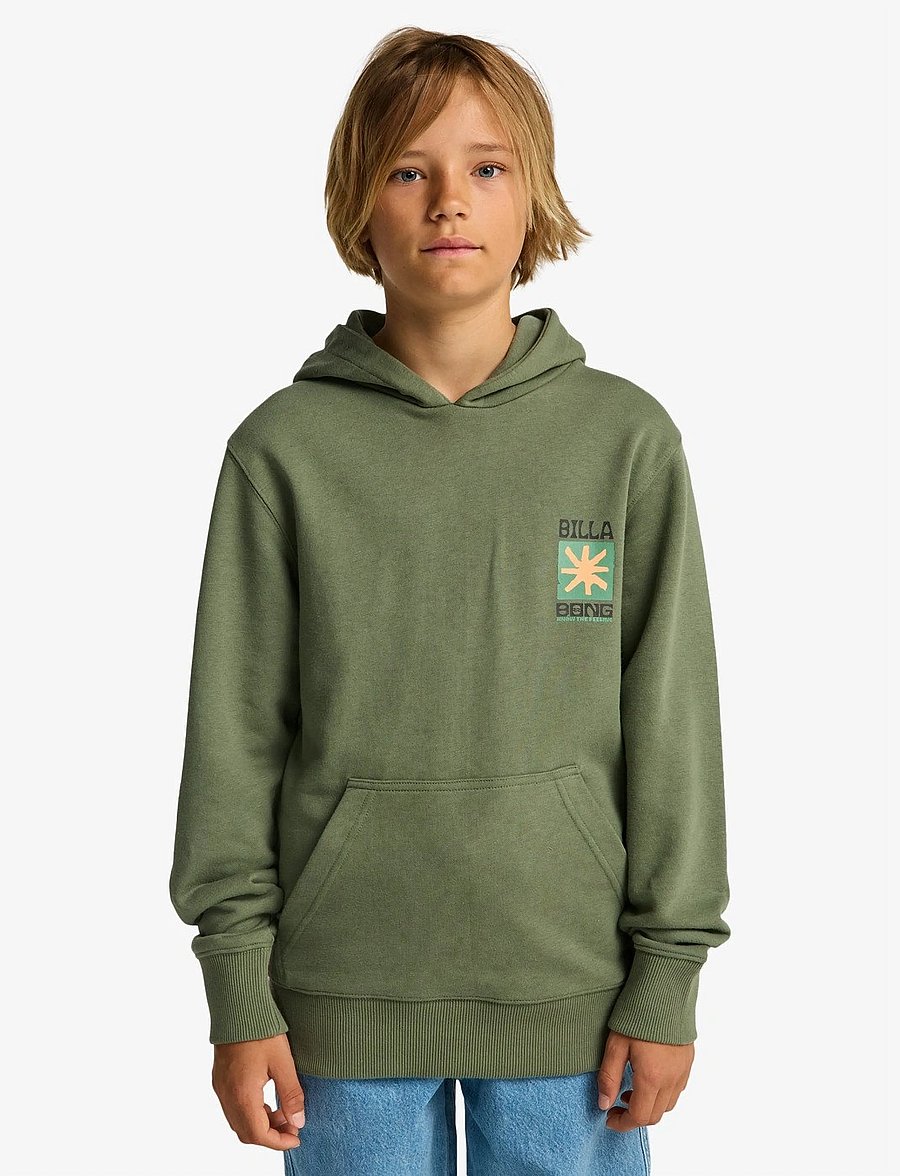 Billabong - FOUNDATION PO - huvtröjor - moss green - 0