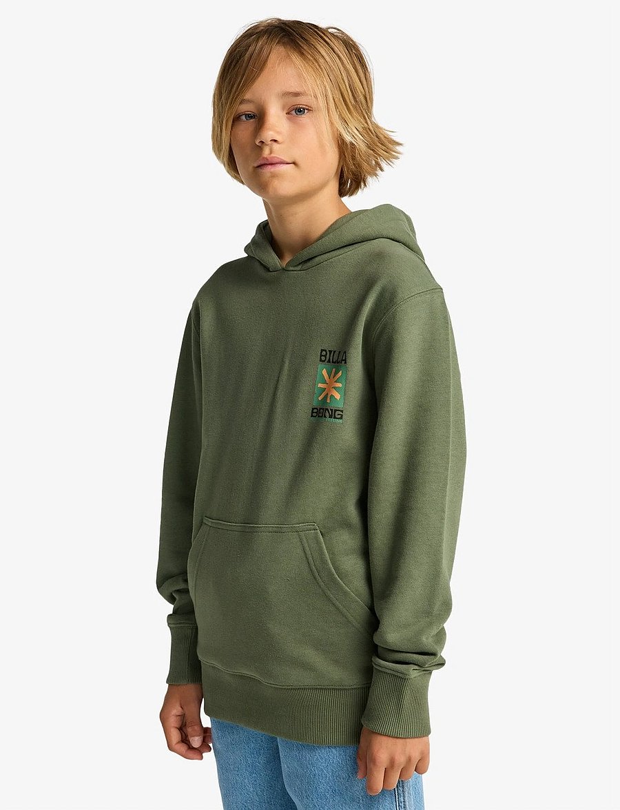 Billabong - FOUNDATION PO - huvtröjor - moss green - 5