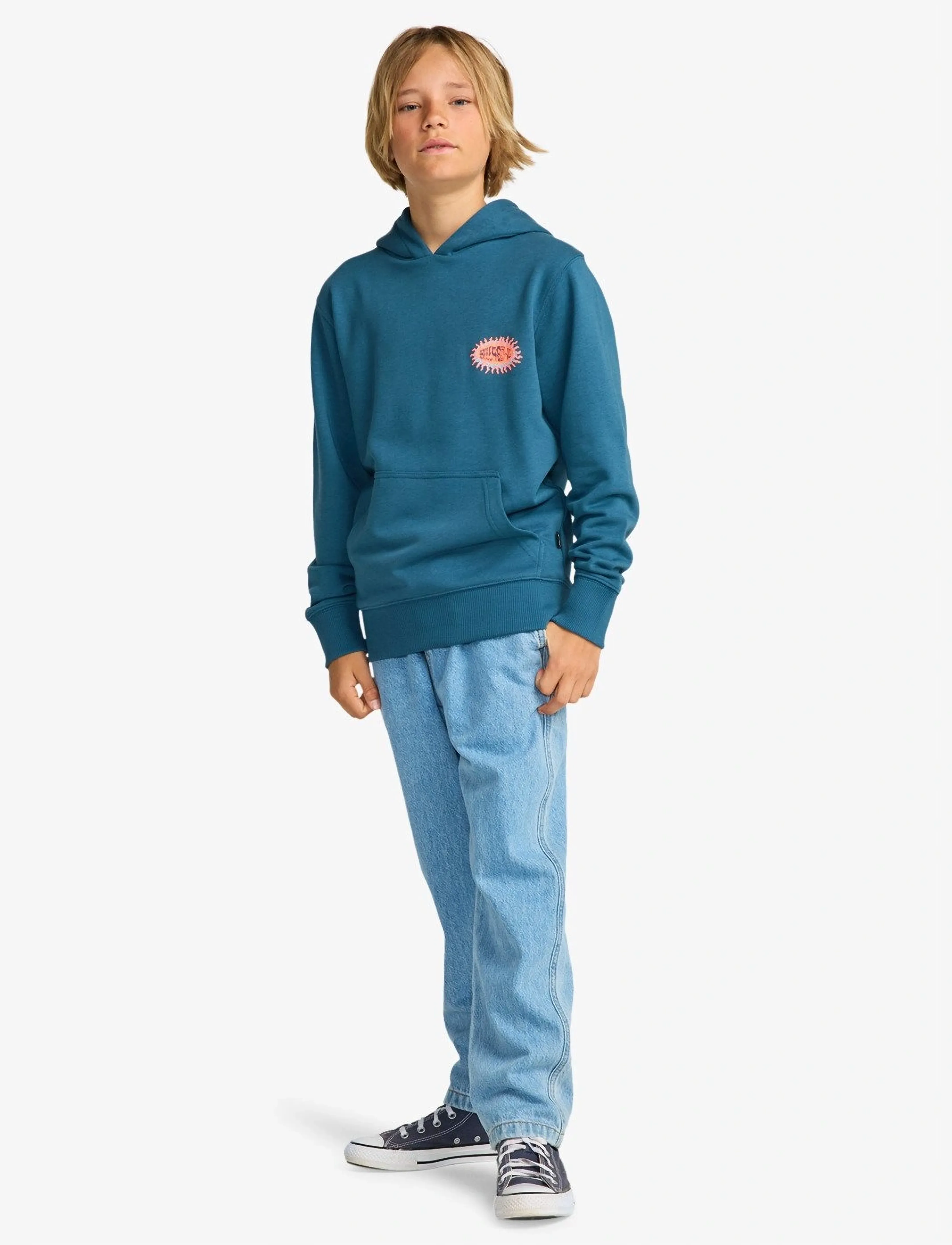 Billabong - FOUNDATION PO - hættetrøjer - real teal - 4