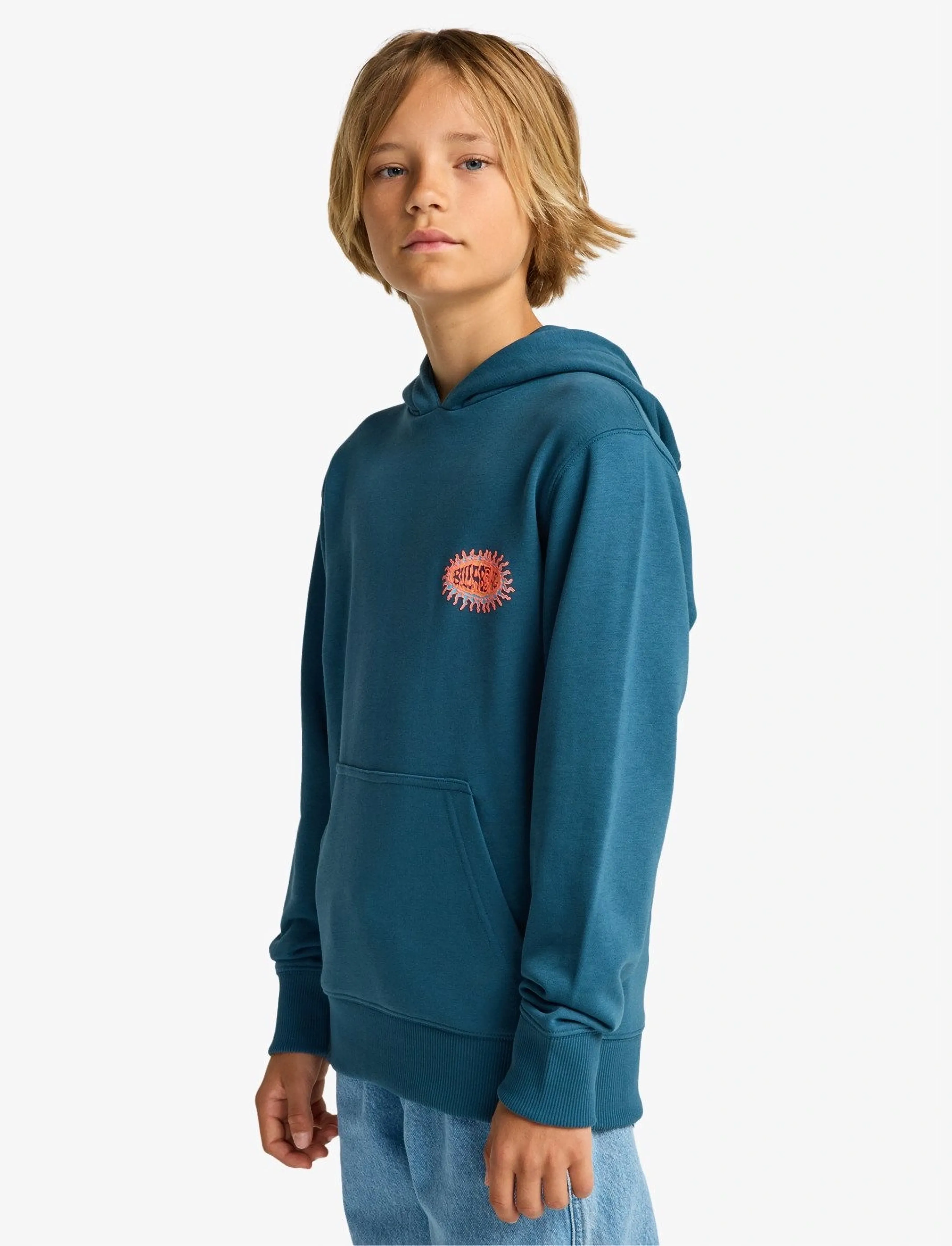Billabong - FOUNDATION PO - hættetrøjer - real teal - 5