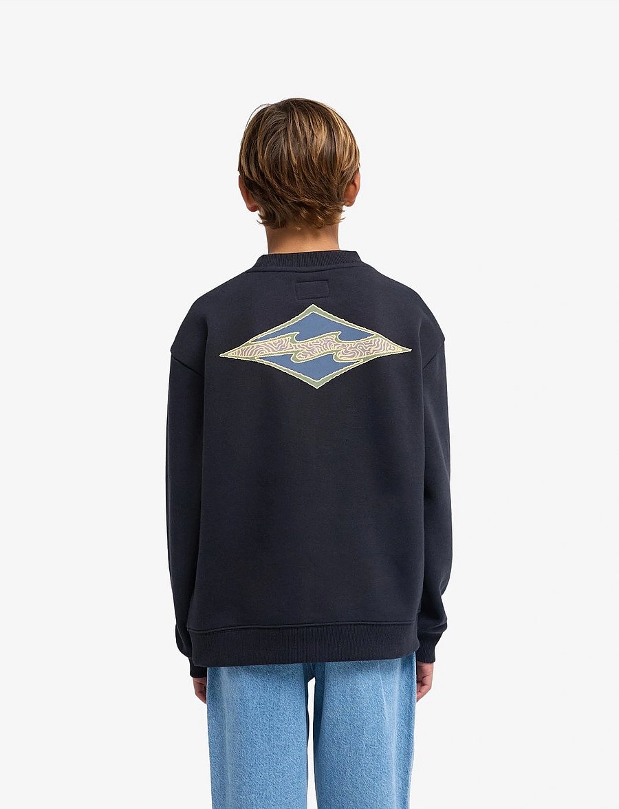 Billabong - FOUNDATION CR Y - sweatshirts - black - 3