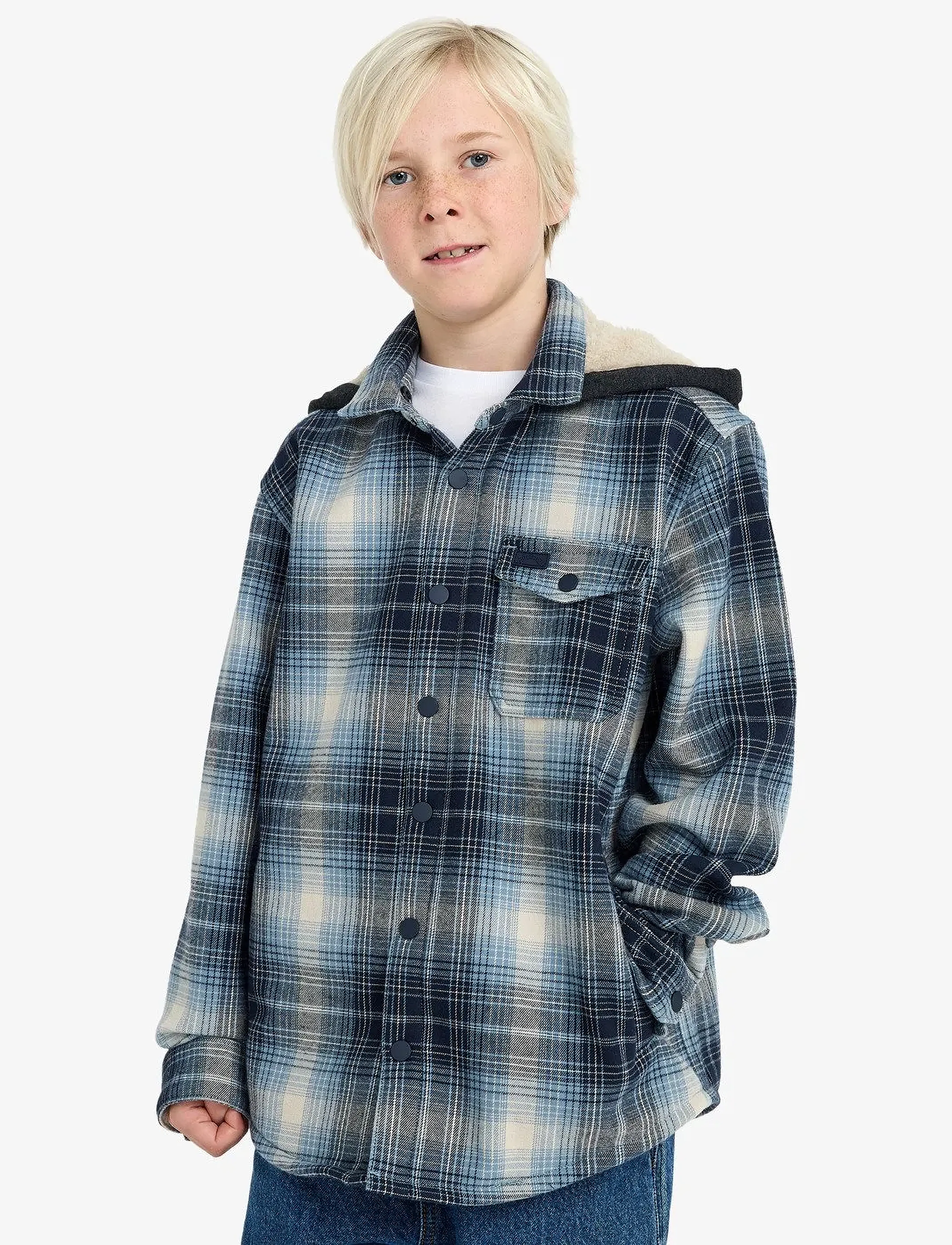 Billabong Furnace Bonded, 176, Navy, Overdele > Overtrøjer, Børn