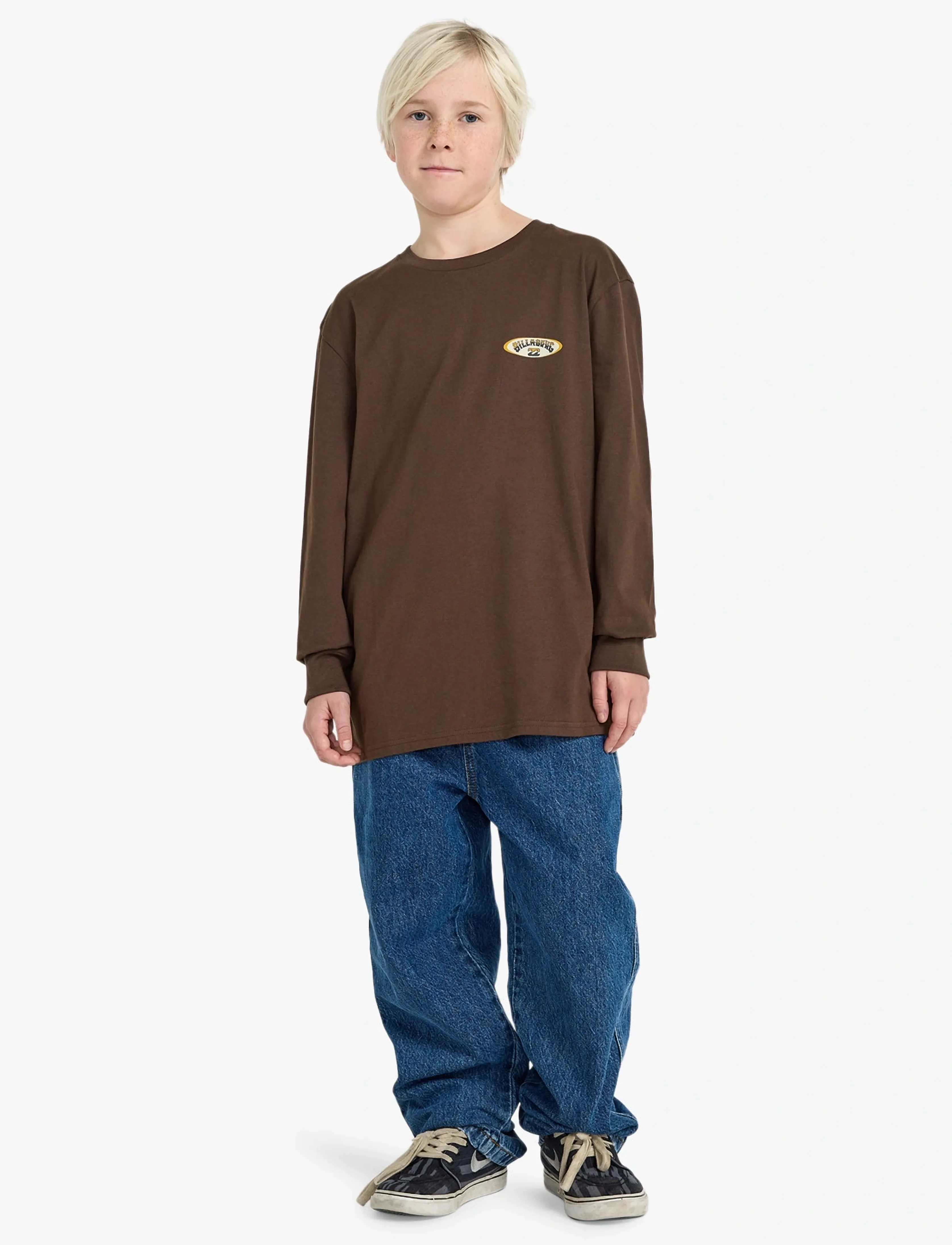 Billabong - ORBIT ARCH LS - long-sleeved t-shirts - dark cedar - 4