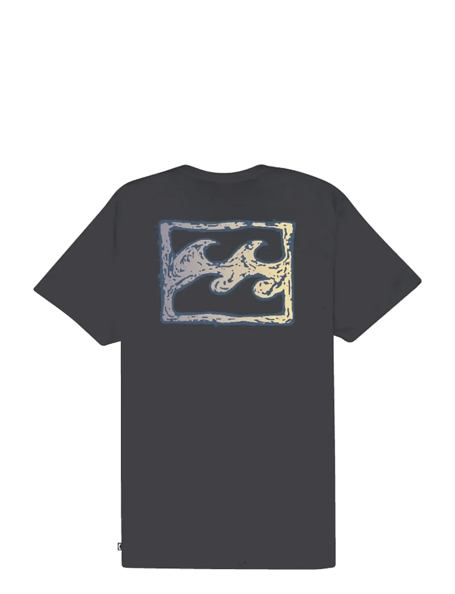Billabong - CRAYON WAVE SS - tops & t-shirts - washed black - 1