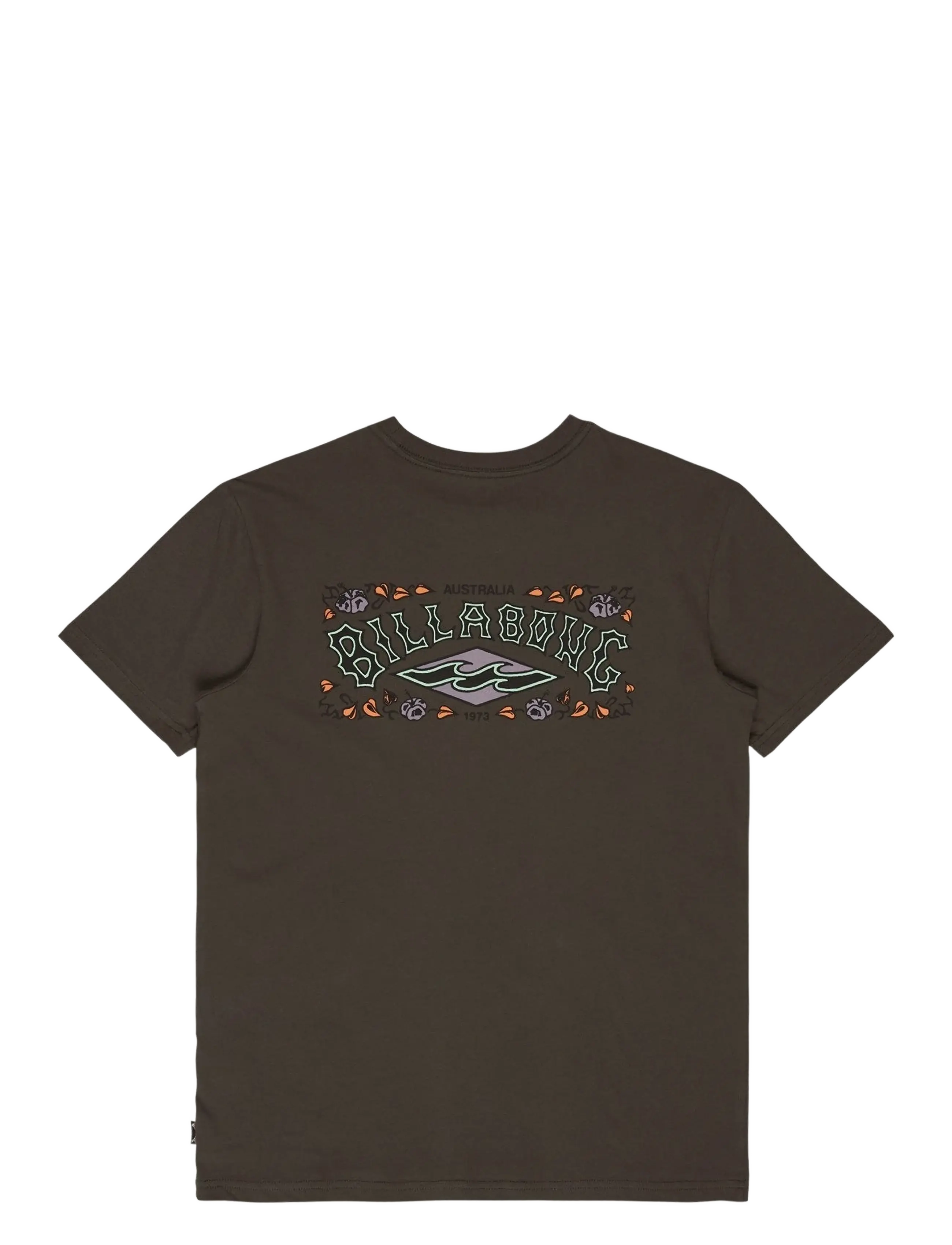 Billabong - HERITAGE ARCH SS - short-sleeved t-shirts - raven - 2