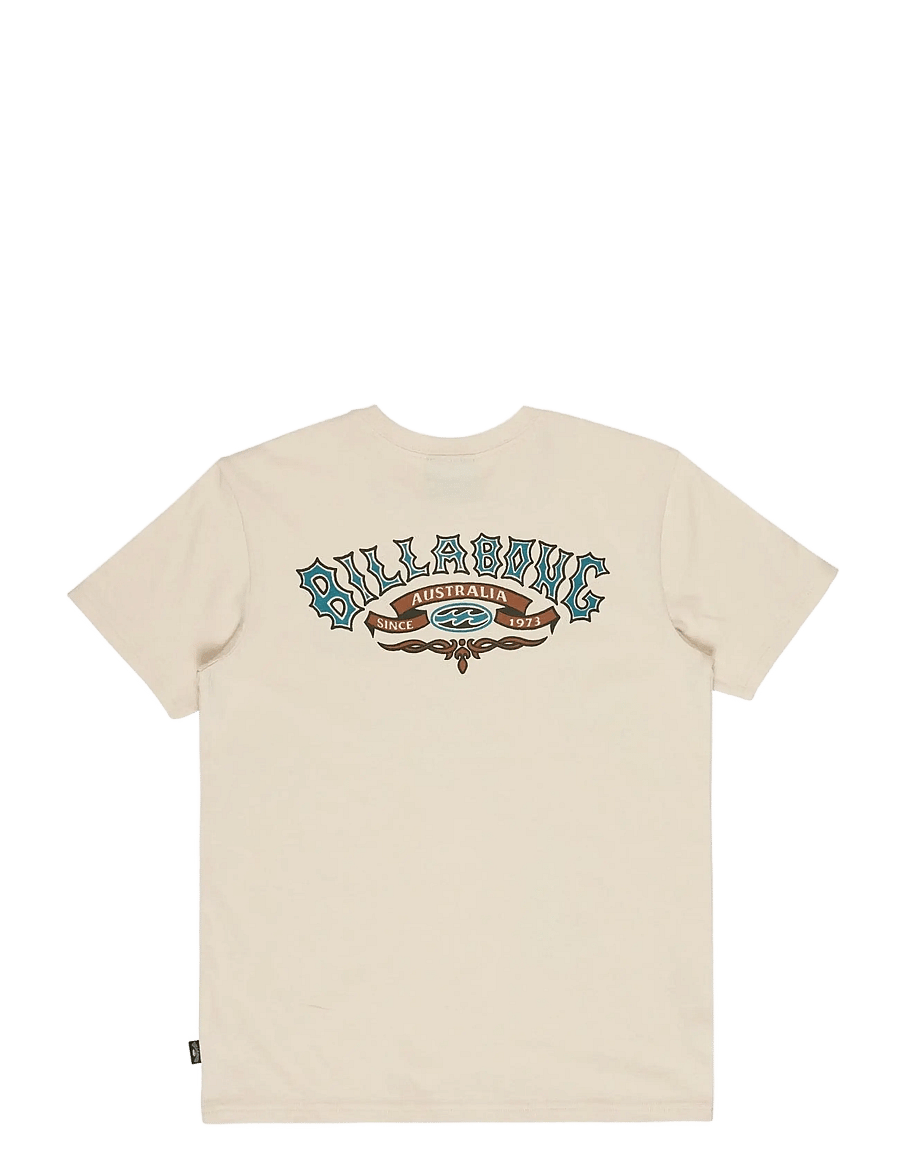 Billabong - HERITAGE SS - lühikeste varrukatega t-särgid - oatmeal - 2