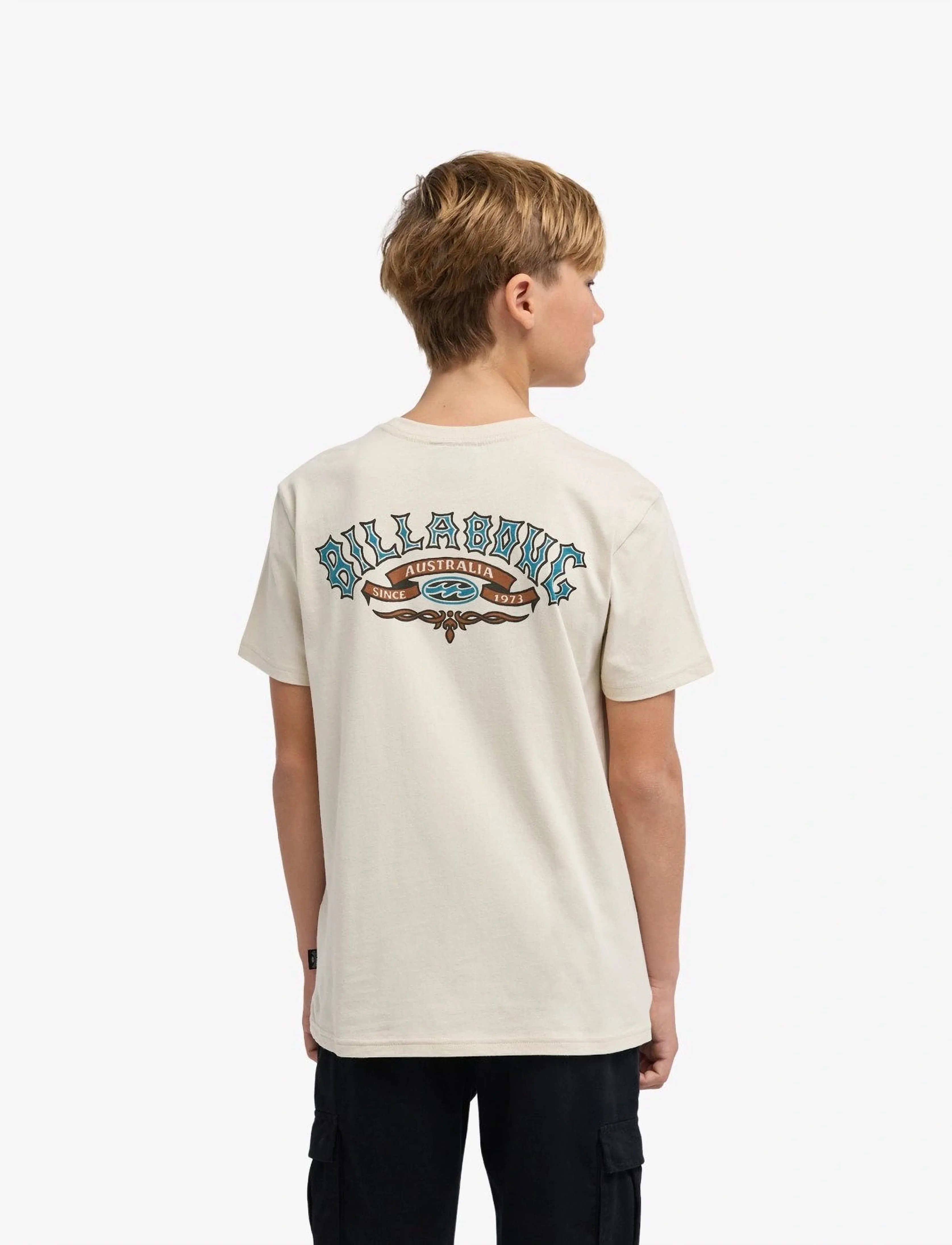Billabong - HERITAGE SS - short-sleeved t-shirts - oatmeal - 3