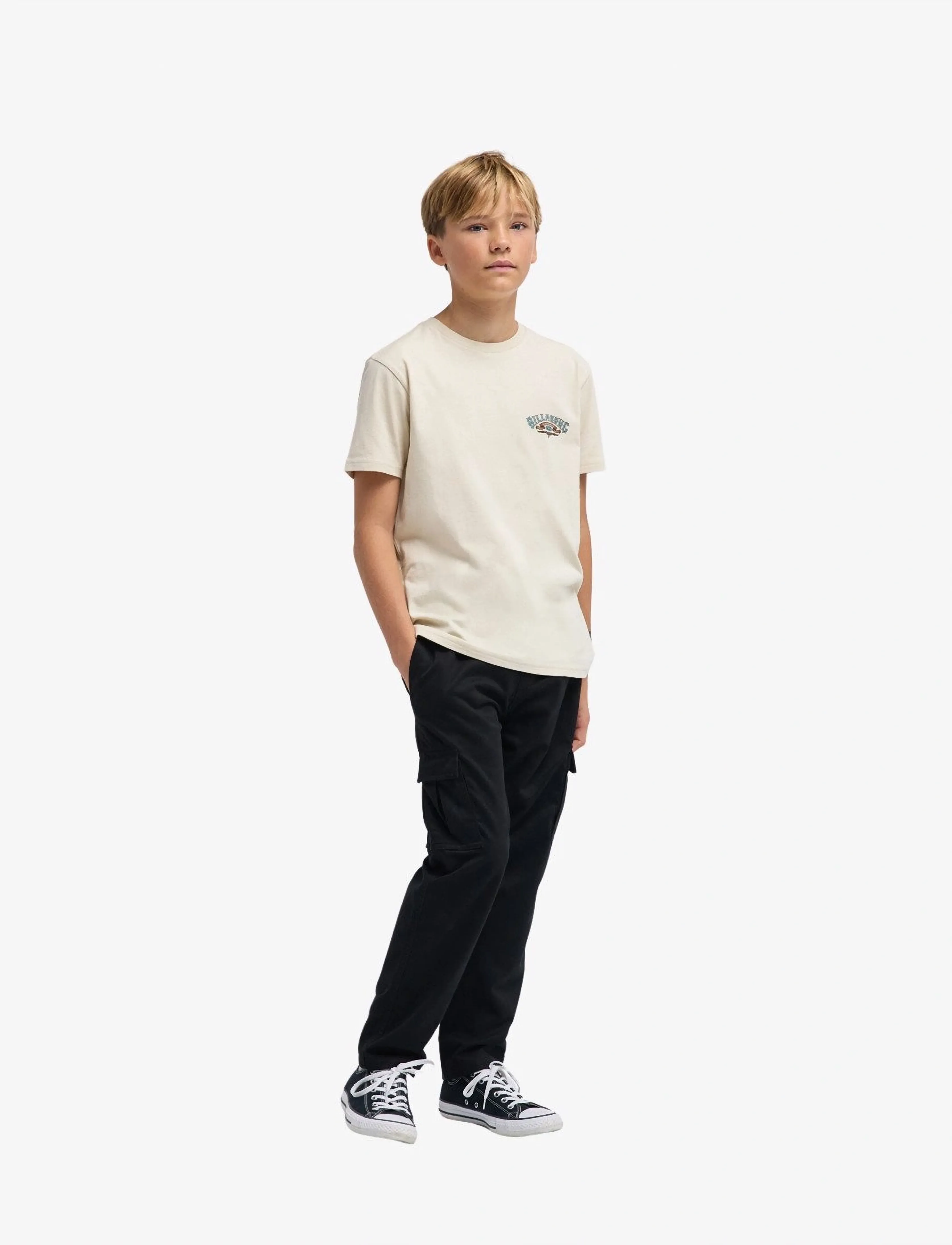 Billabong - HERITAGE SS - short-sleeved t-shirts - oatmeal - 4