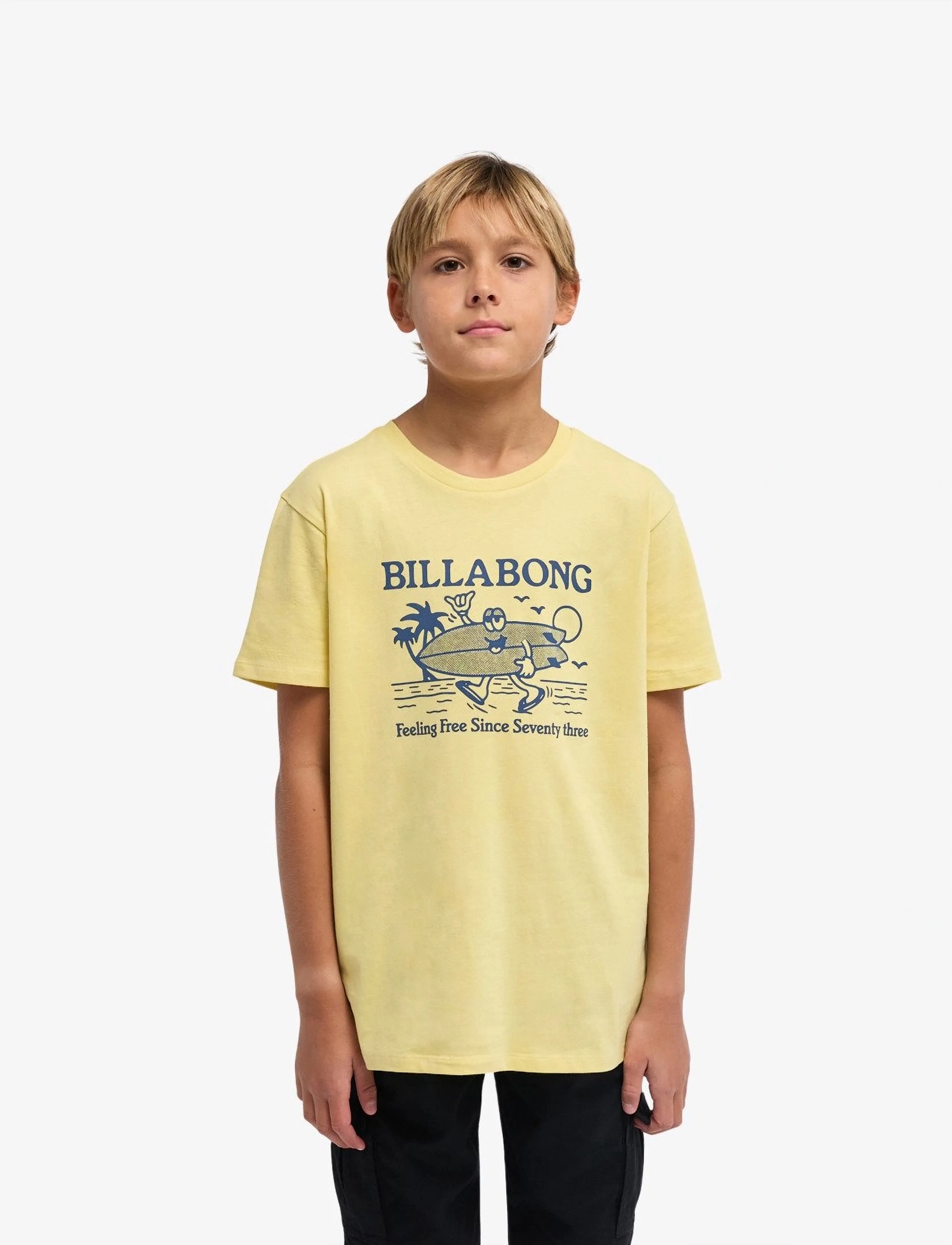 Billabong Twinny Ss, XS, Yellow, T-Shirts > Kortærmede, Børn