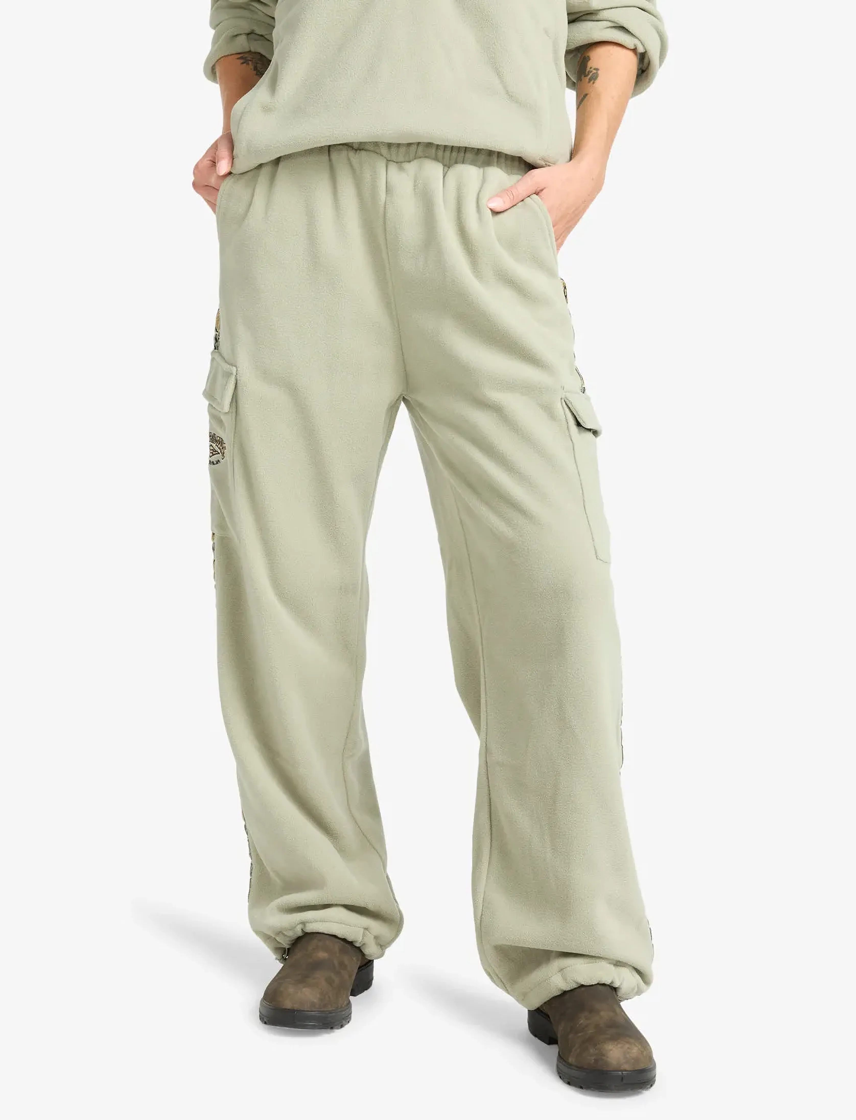 Billabong WINTER CAMP - Joggingbukser - SEAGRASS / beige
