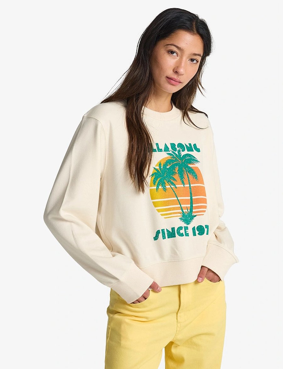 Billabong - MY FAVE BEACH - sweatshirts - salt crystal - 0
