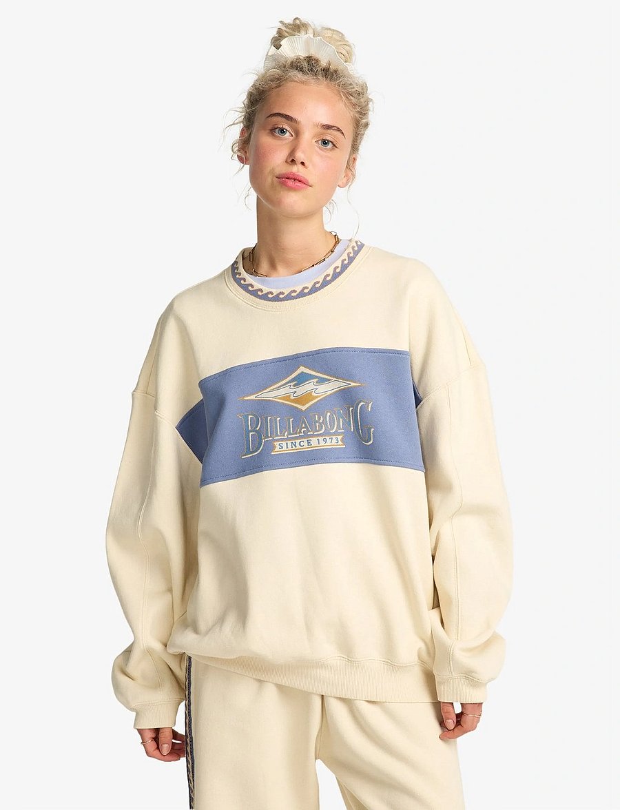 Billabong - POINT BREAK CREW - Överdelar - white cap - 0