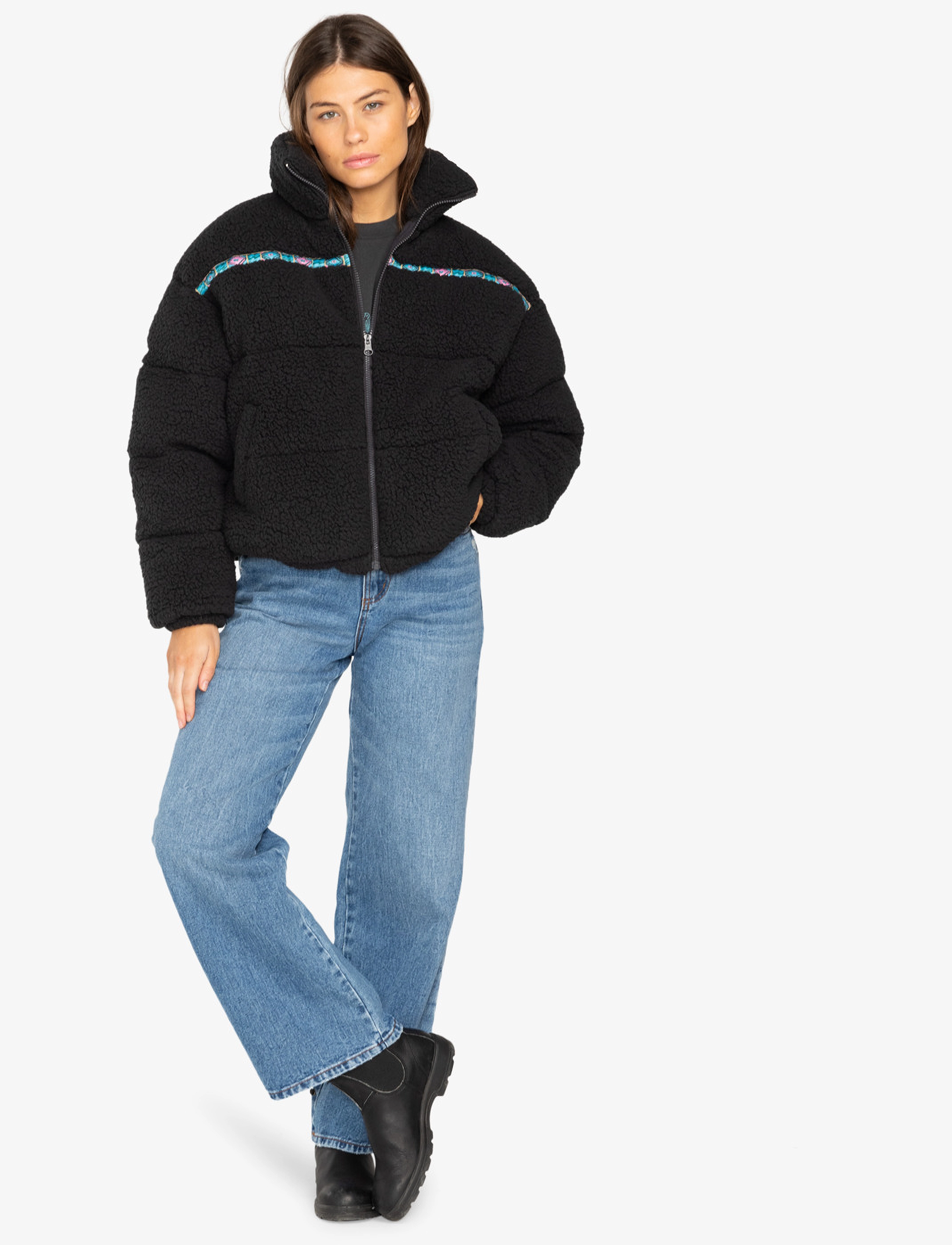 Billabong - SHERPA PUFFER - black sands - 4