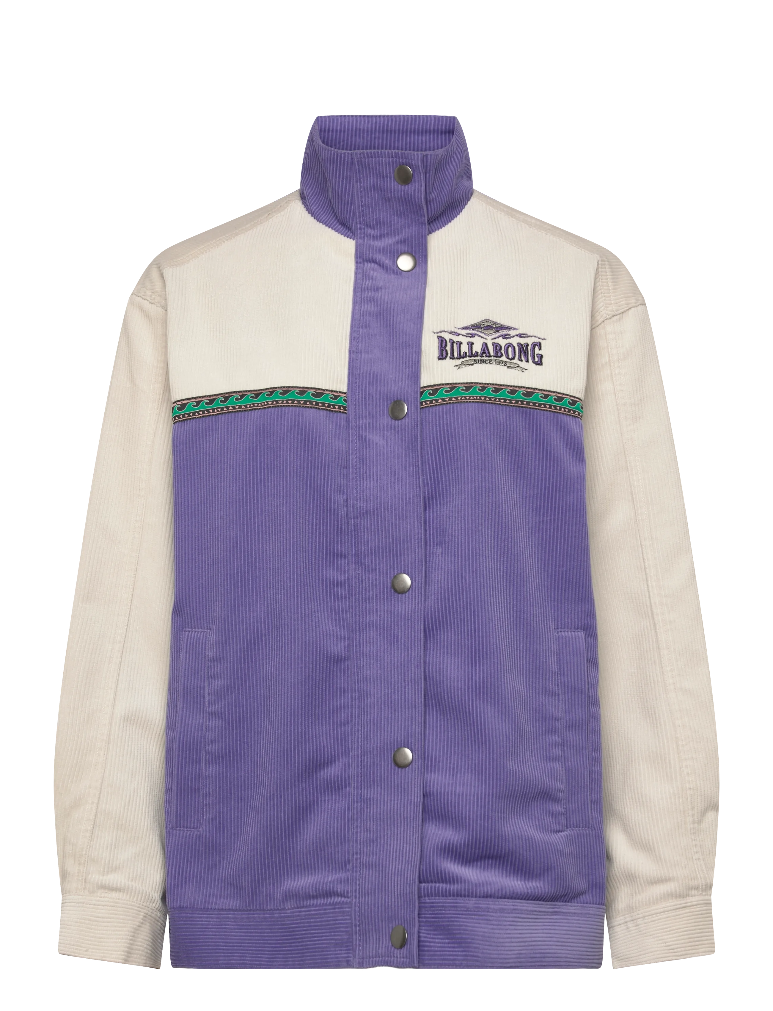 BILLABONG Set The Wave Jacke Lila - L - Damen