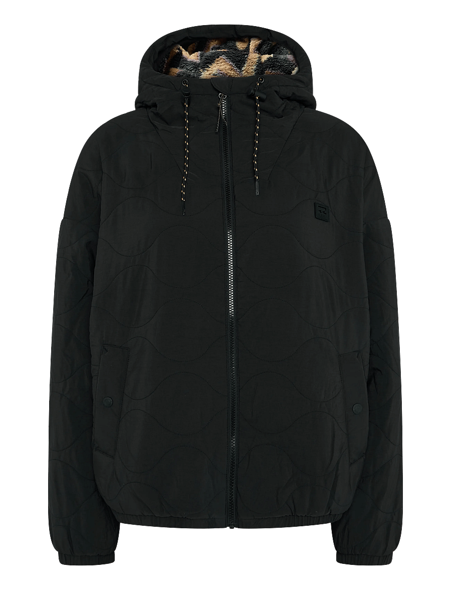 Billabong - FALL CAMPER - sulejoped ja voodriga joped - black pebble - 1