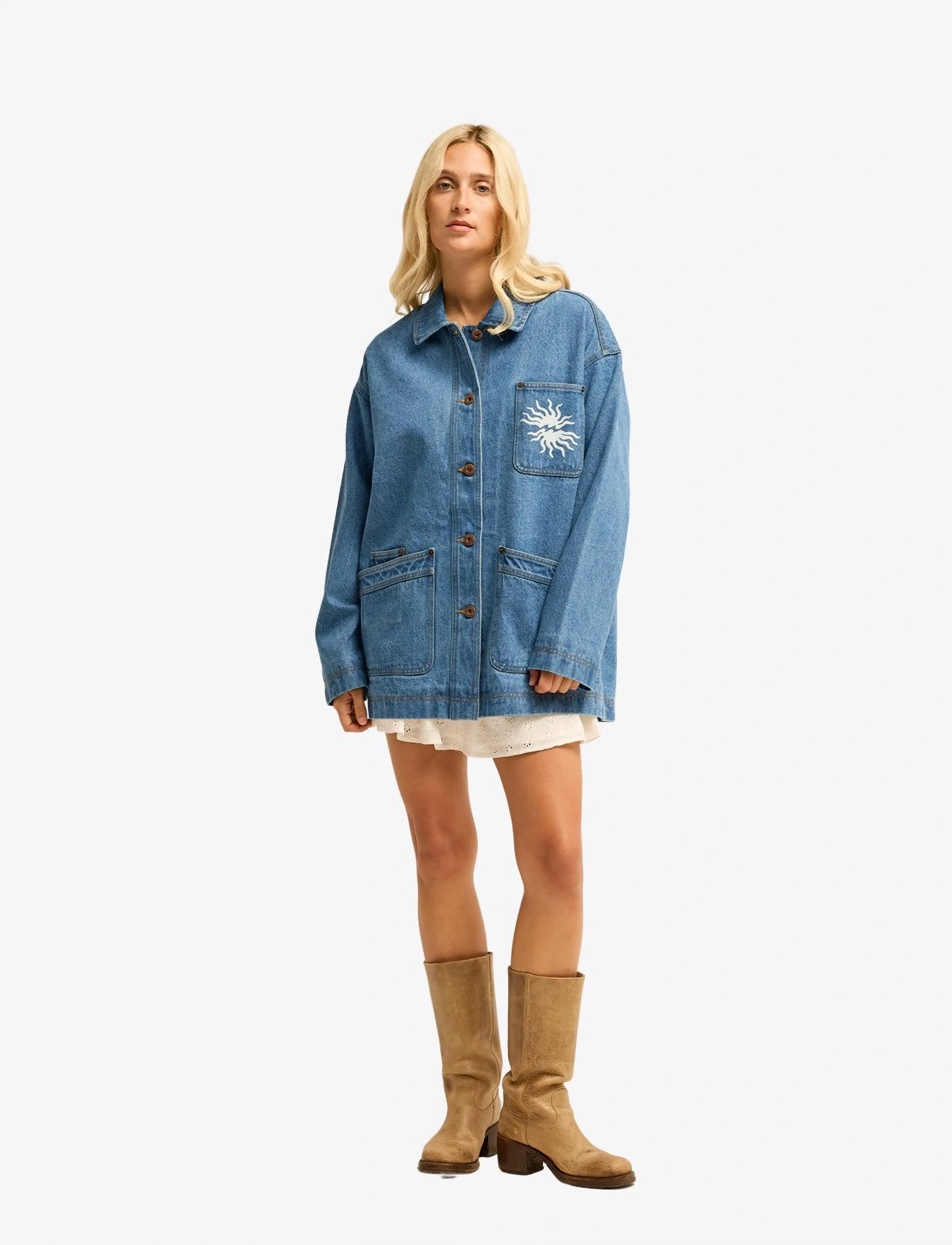 Billabong - DENIM SHORE - freizeitjacken - bleach - 4