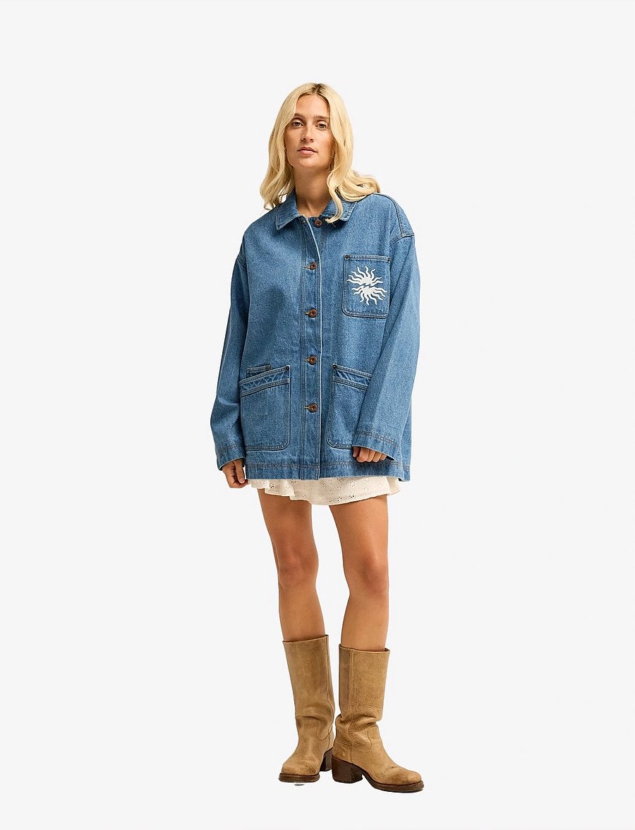 Billabong - DENIM SHORE - freizeitjacken - bleach - 4