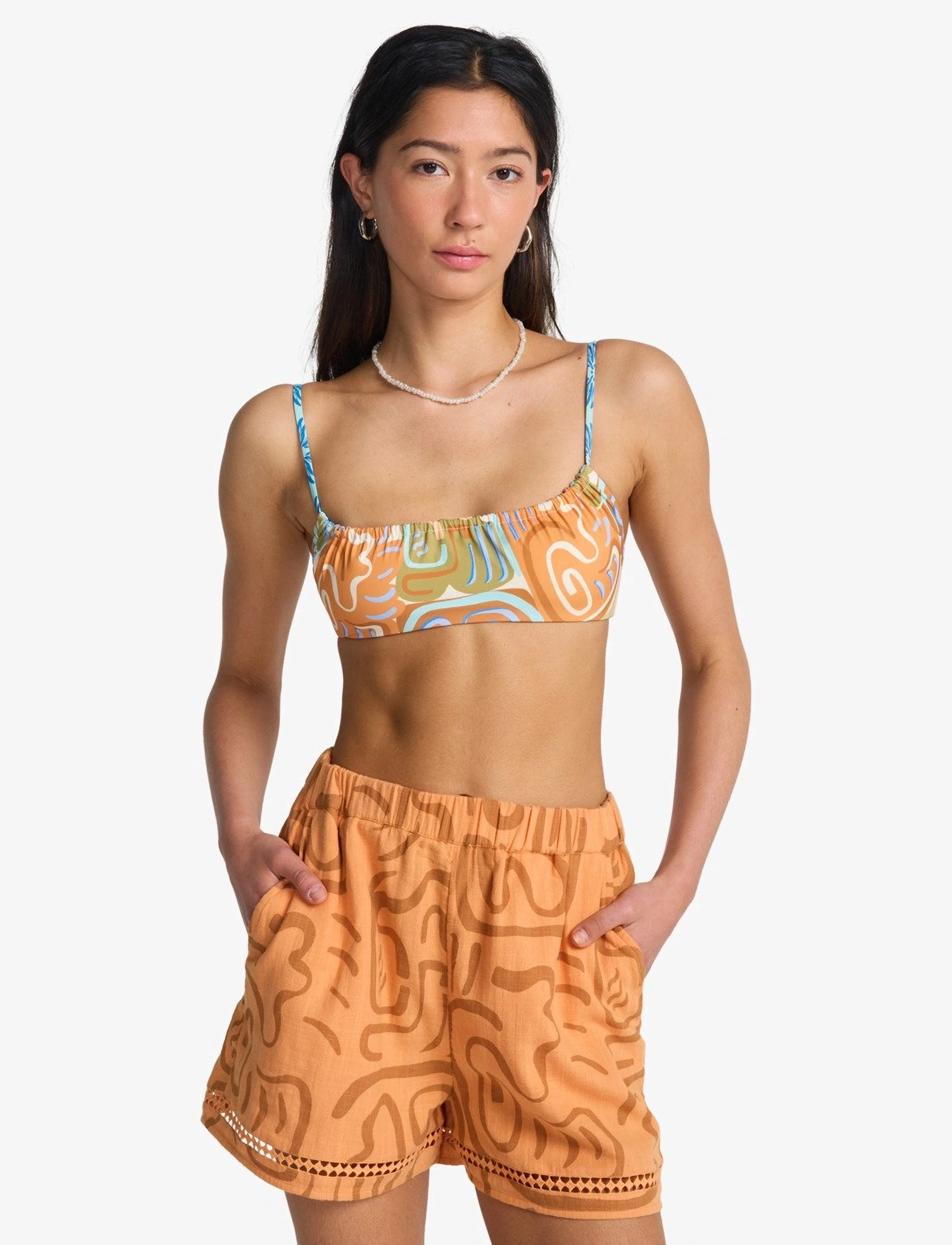 Billabong Summers End Short, L, Orange, Sport Shorts > Sport Casual Shorts, Dame