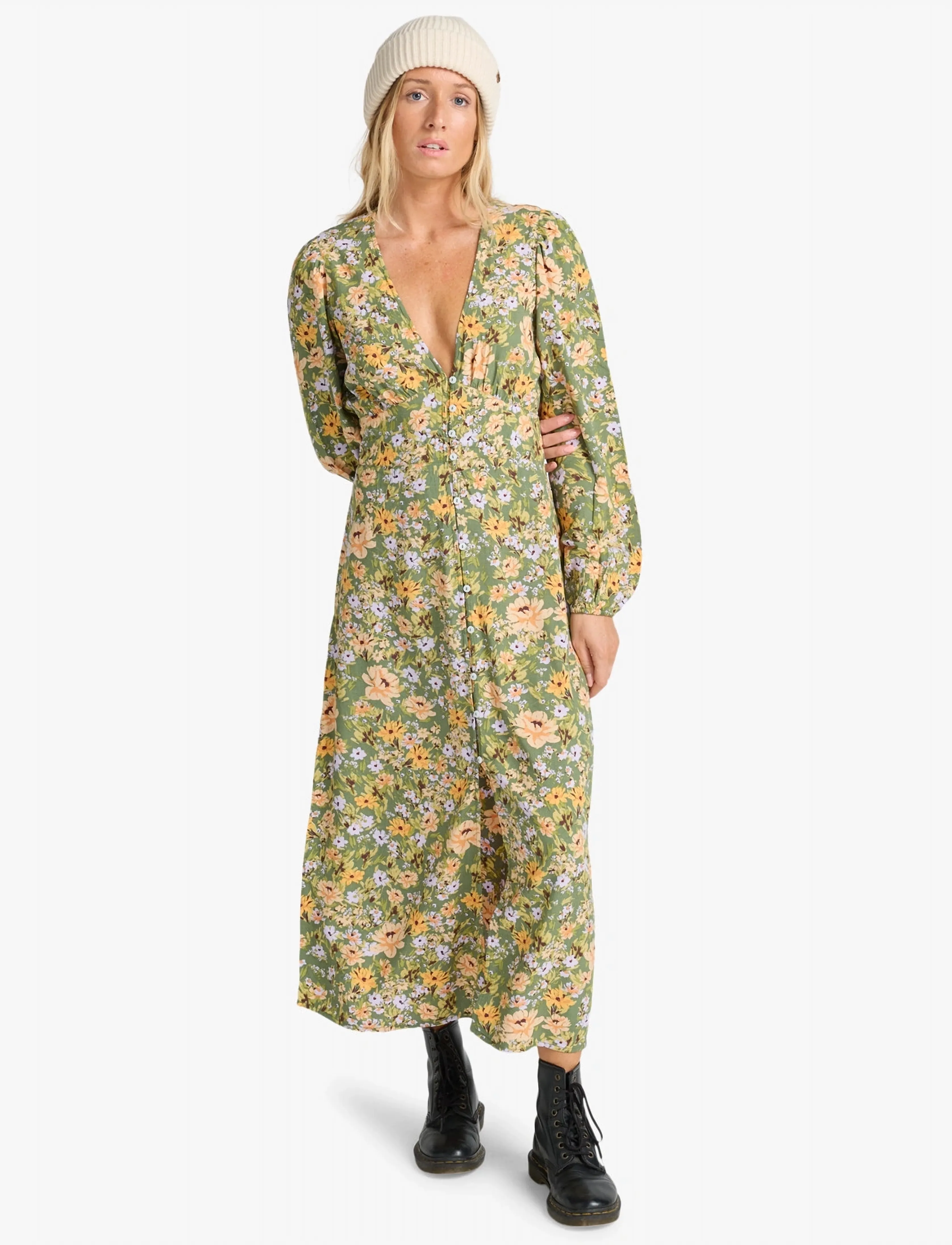 Billabong Cool Night, M, Green, Sport Kjoler Og Nederdele > Sport Dresses, Dame