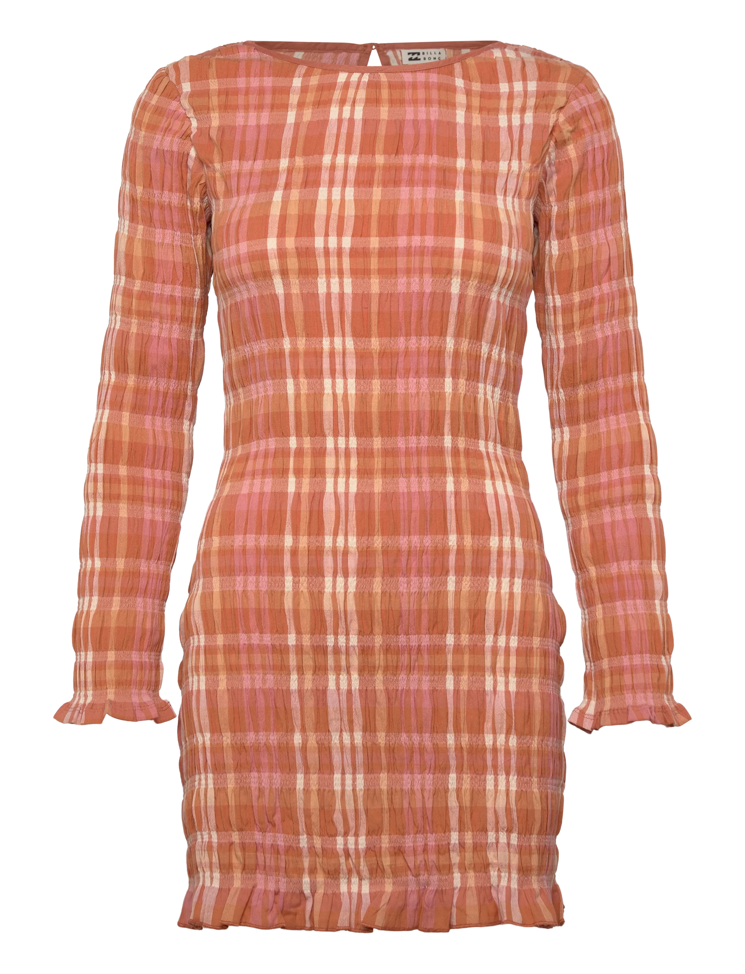 BILLABONG Check Me Out Ls Orange - S - Damen