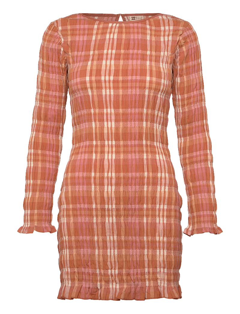 Billabong - CHECK ME OUT LS - dresses & skirts - sunburnt - 1