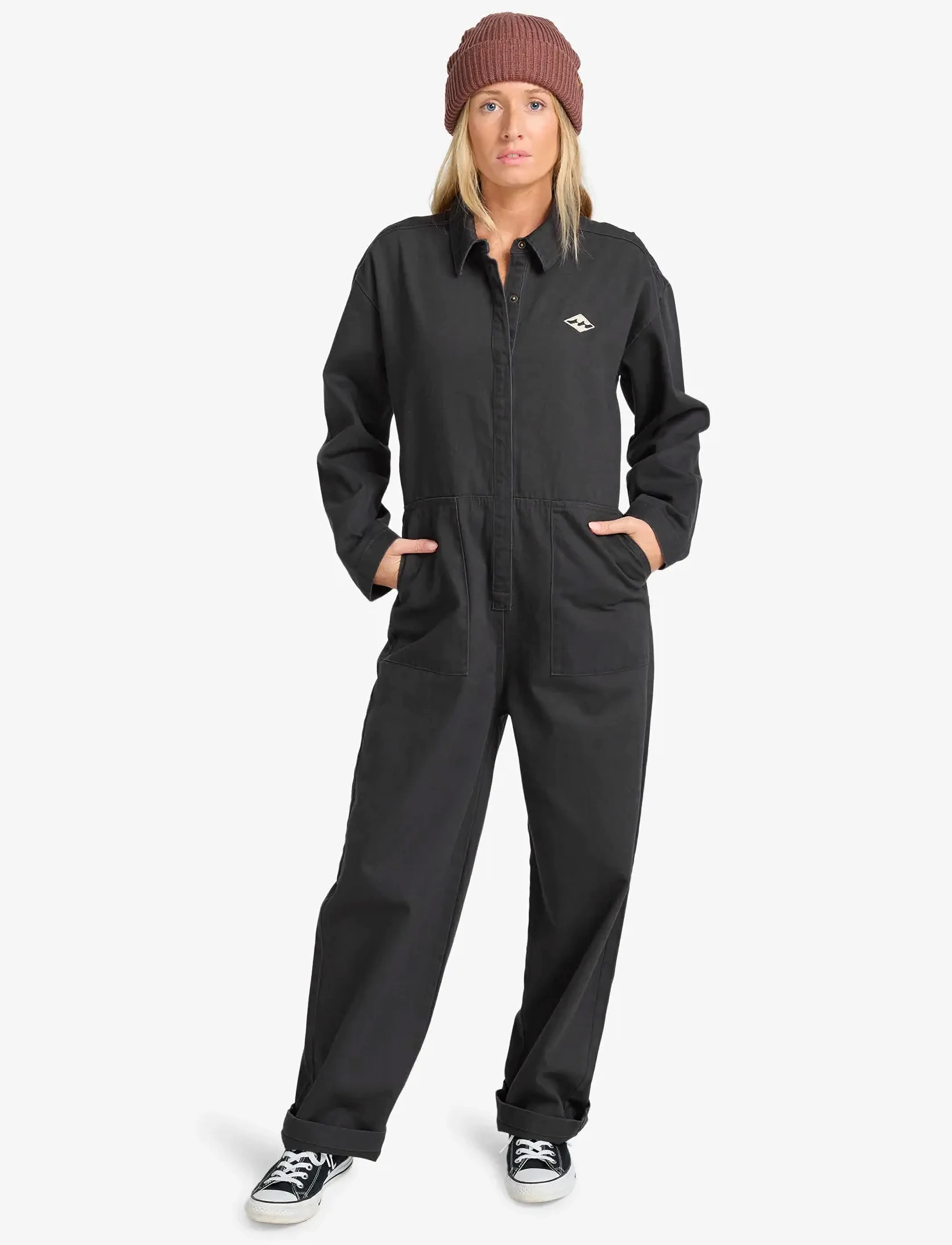 Billabong Take The Road, S, Sports Oberteile & T-shirts, Schwarz - Sport Strampelanzüge Bodys, Frauen