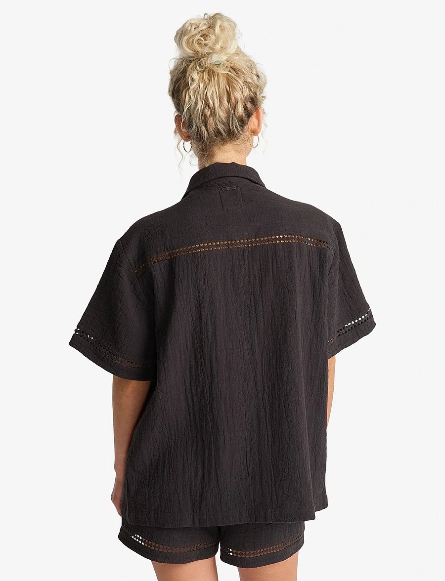 Billabong - SUMMERS END SHIRT - chemises - black sands - 3