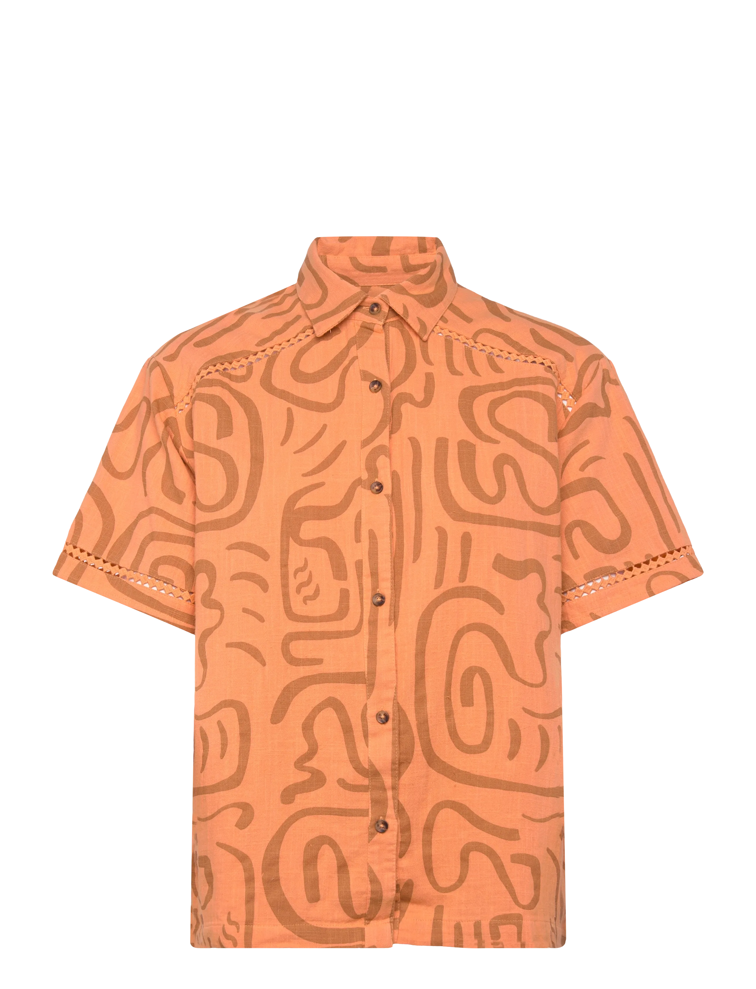 BILLABONG Summers End Shirt Orange - L - Damen