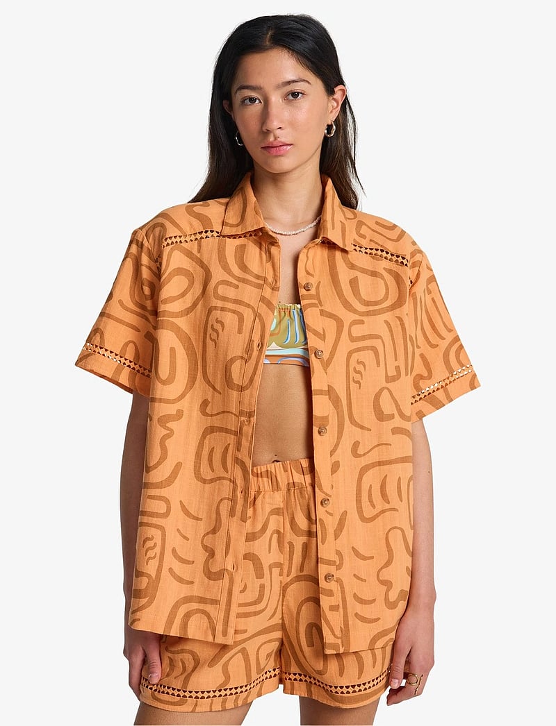 Billabong - SUMMERS END SHIRT - overhemden - tangerine - 0