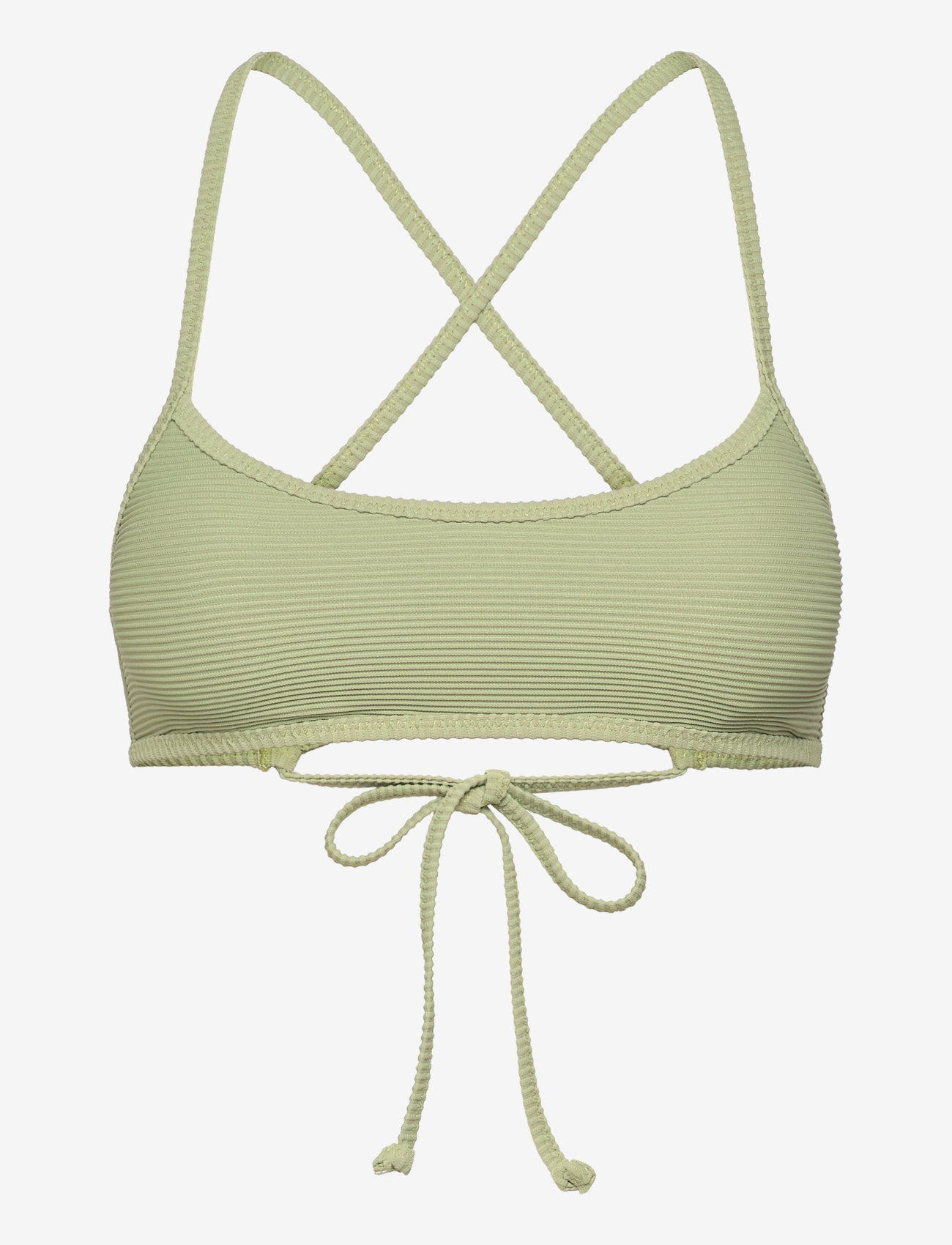 Billabong - TANLINES LACE UP TRILET - sports swimwear - avocado - 0