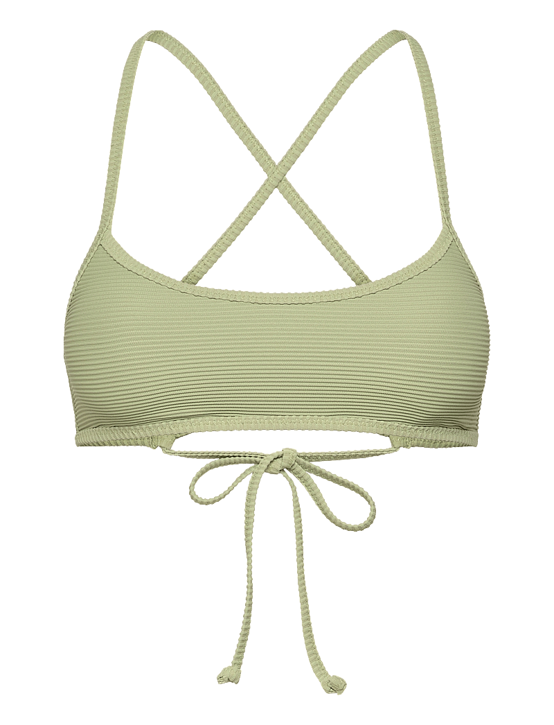 Billabong - TANLINES LACE UP TRILET - sportiga badkläder - avocado - 0